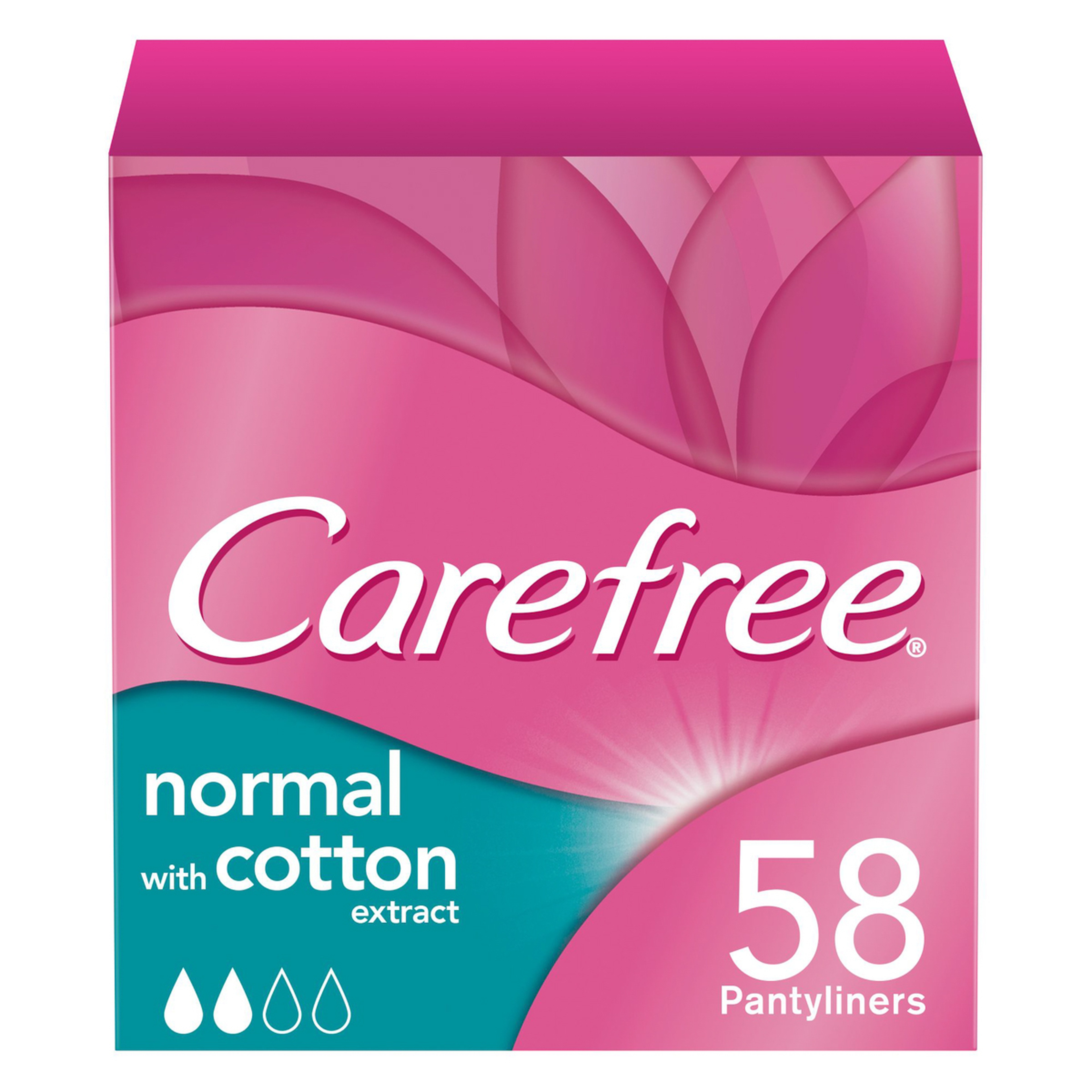 Carefree Cotton, Unscented Panty Liners