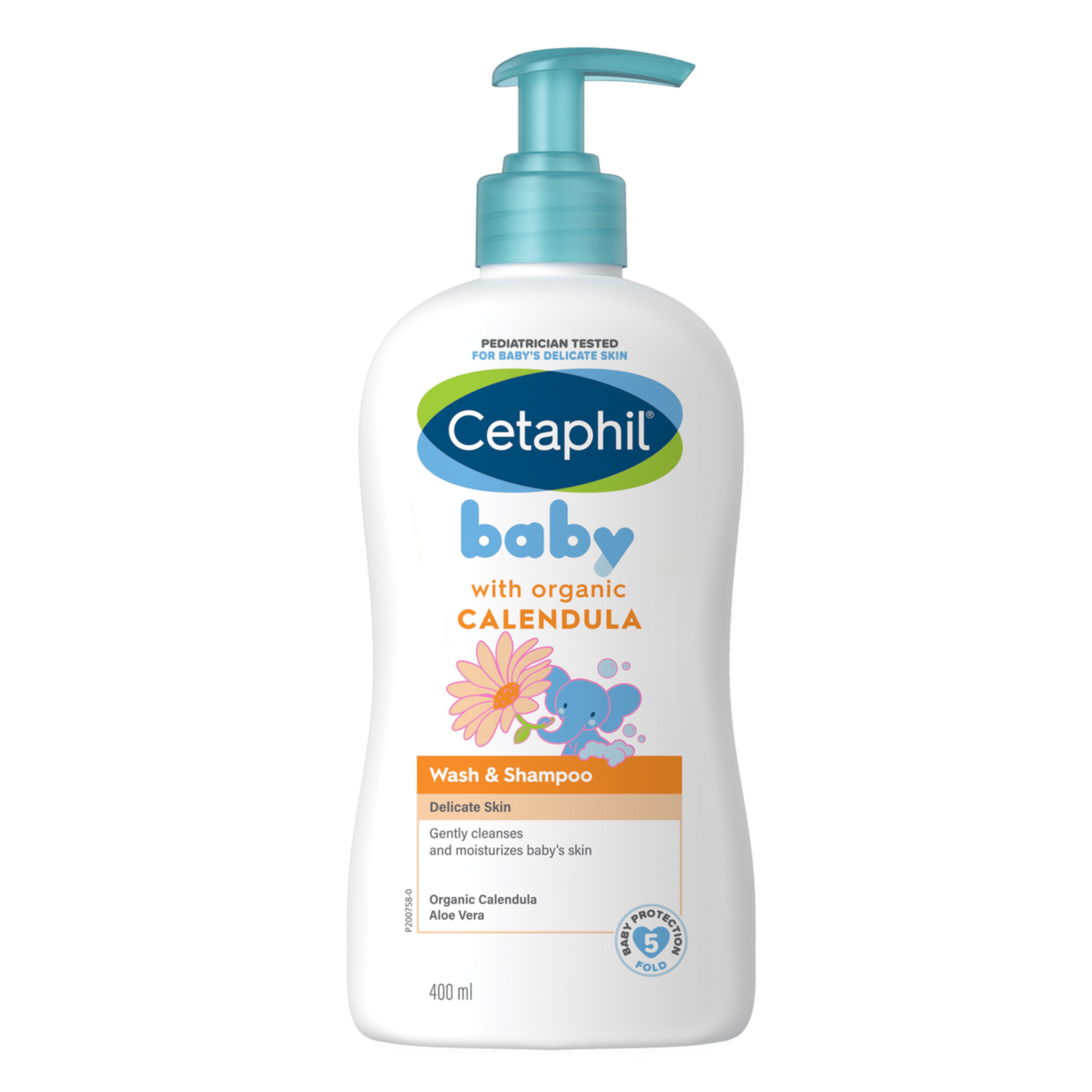 Cetaphil Baby Wash And Shampoo With Organic Calendula- 400Ml