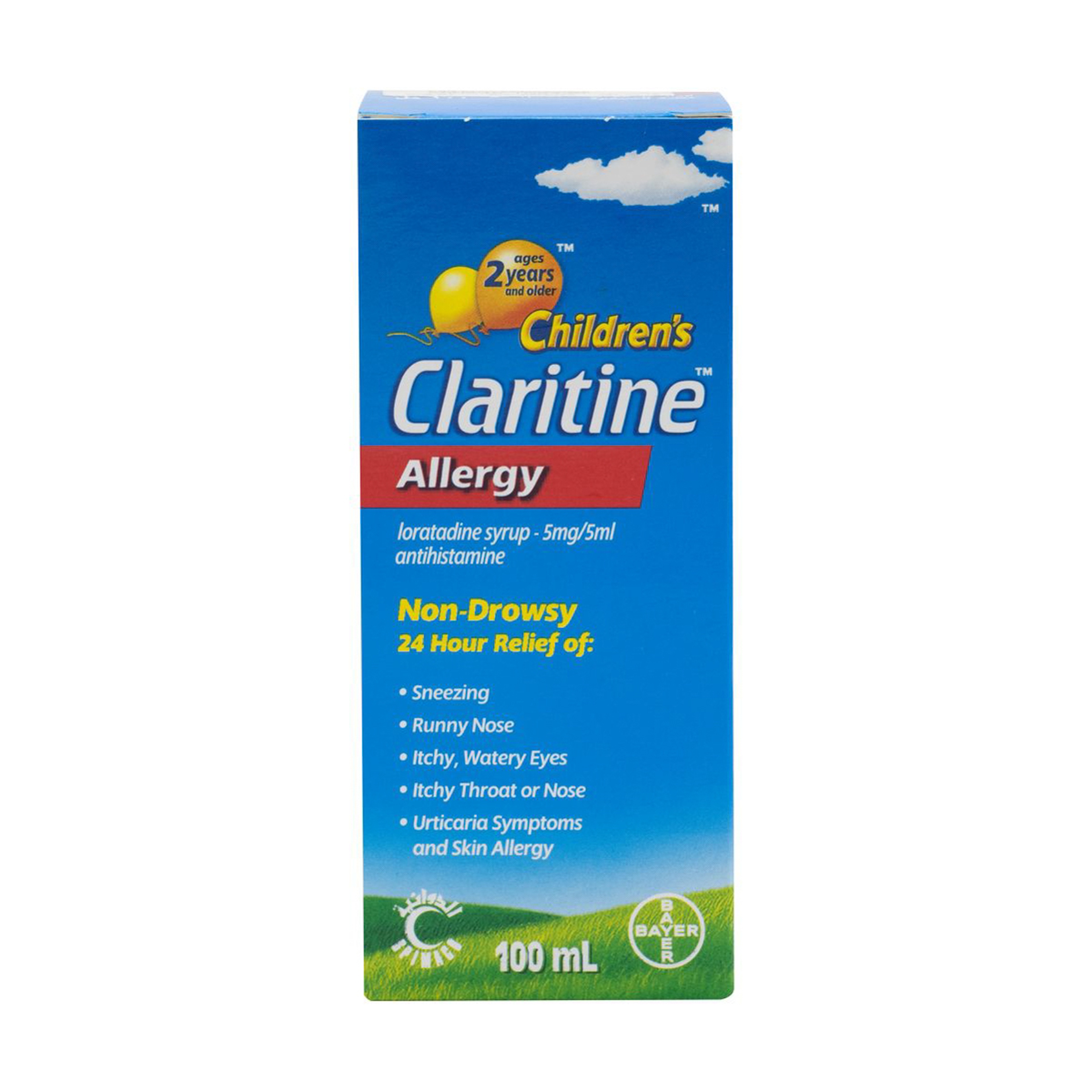 Claritin Children'S Syrup 24H Non-Drowsy Allergy Relief,100Ml
