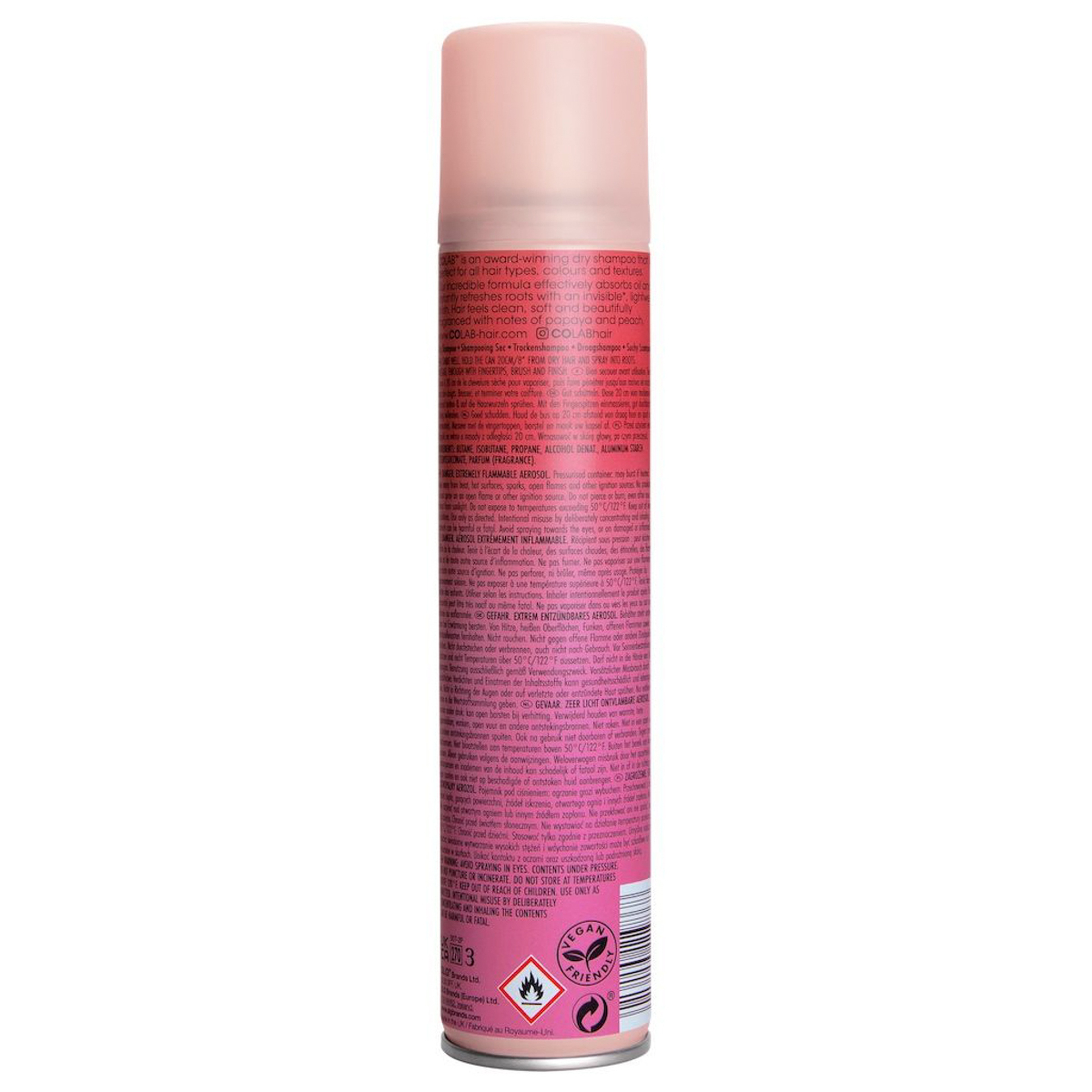 Colab Dry Shampoo Invisible Tropical Fragrance 200Ml
