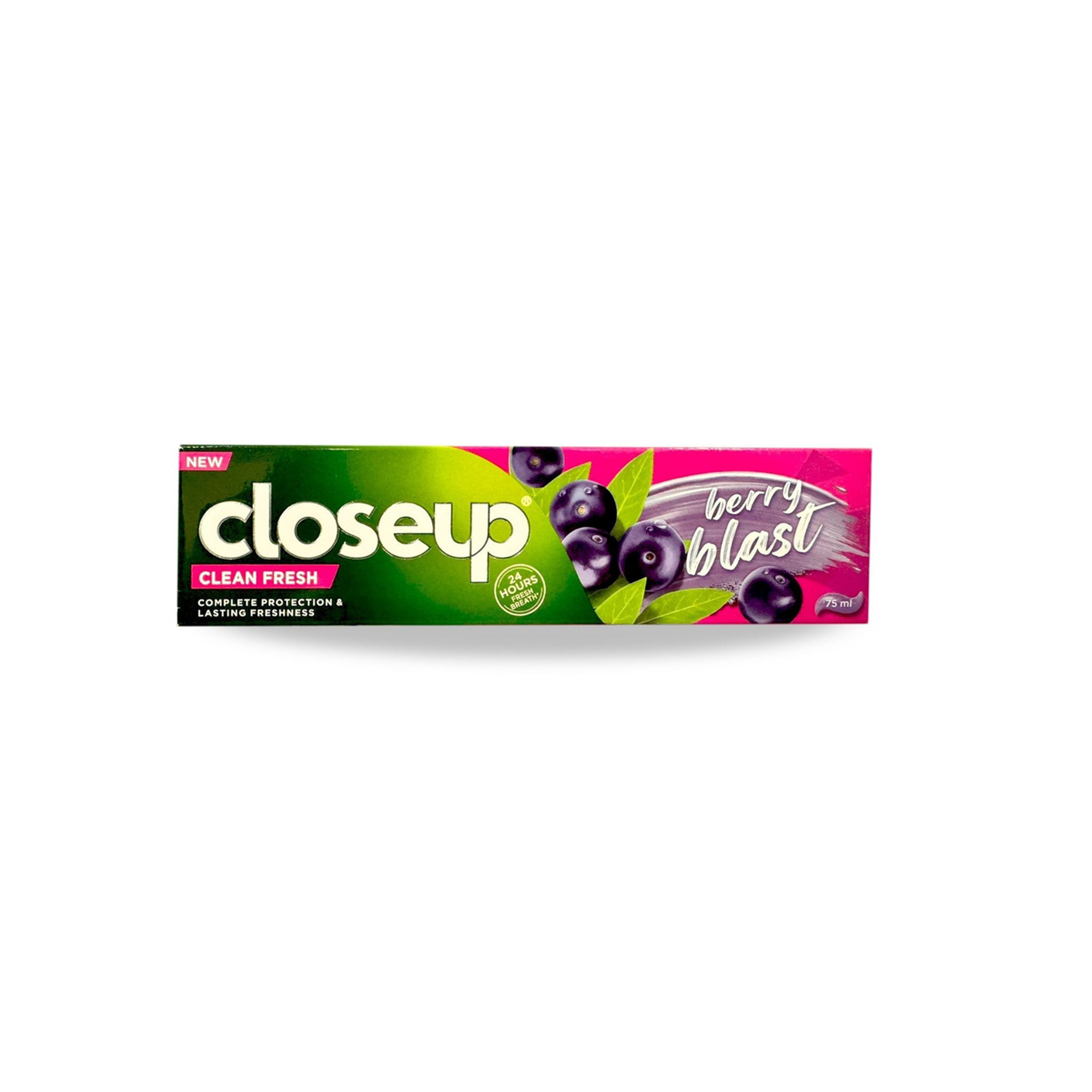 Closeup, Toothpaste, Clean Fresh, Berry Blast - 75 Ml