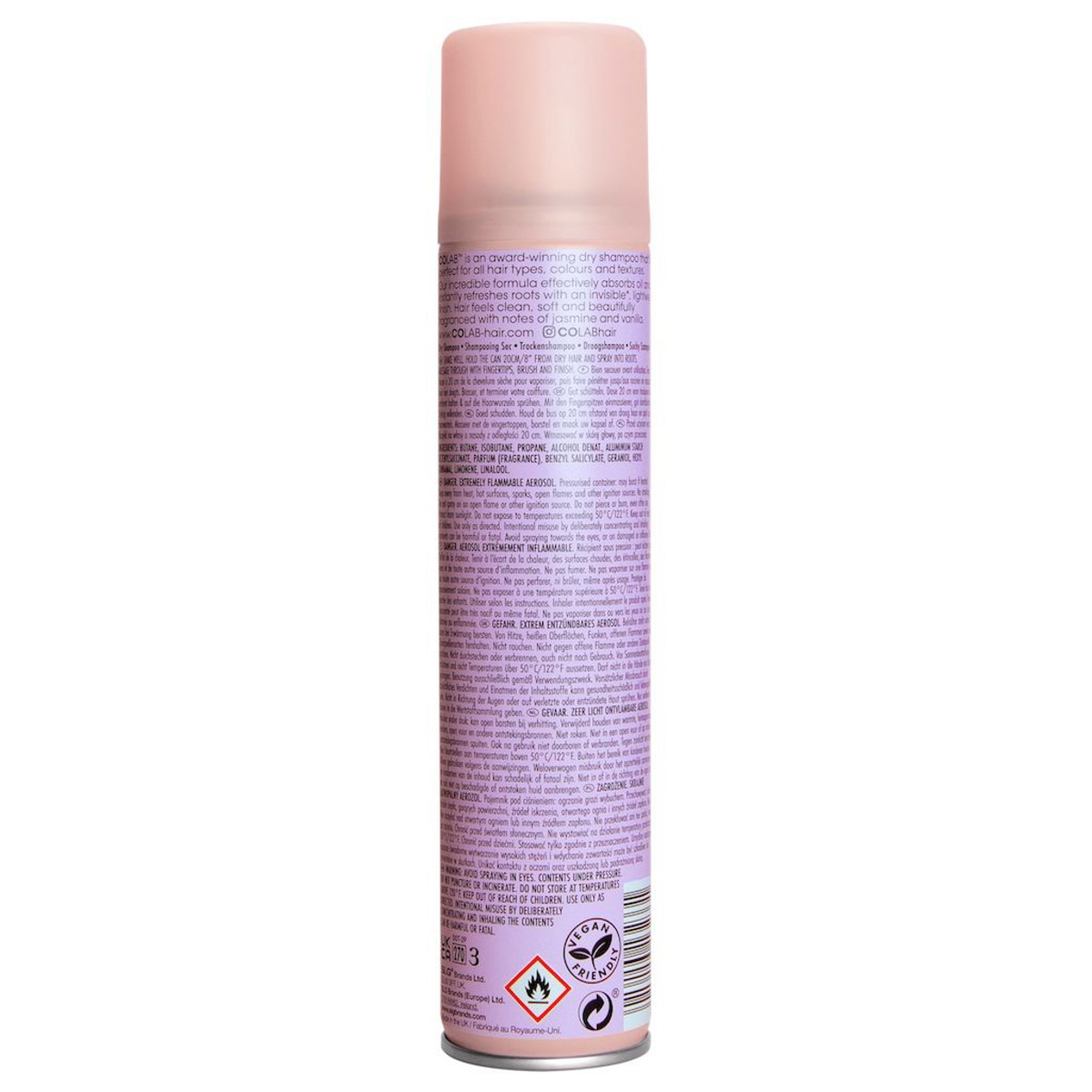 Colab Dry Shampoo Invisible Unicorn Fragrance 200Ml