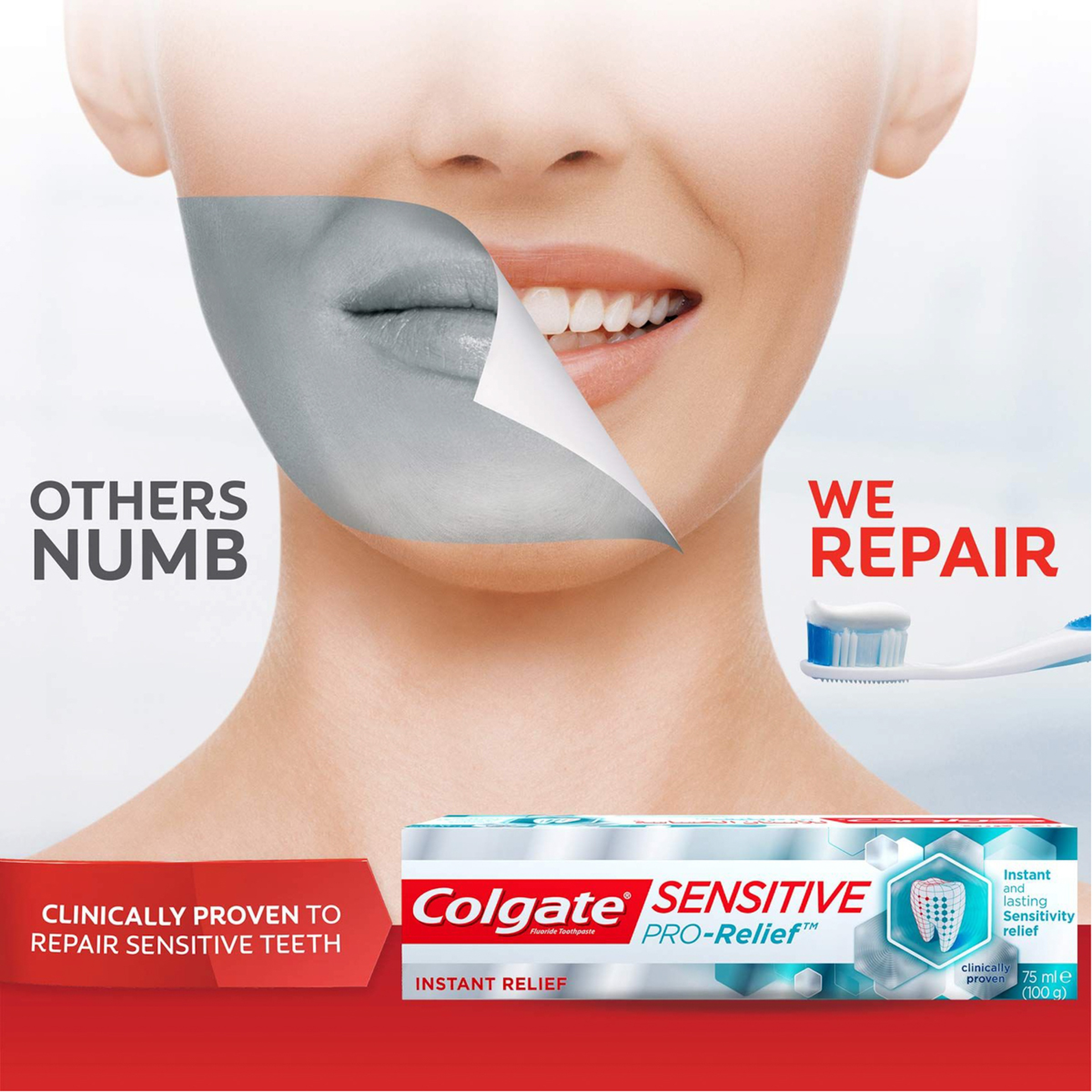 Colgate Sensitive Pro Relief Base Toothpaste 75Ml