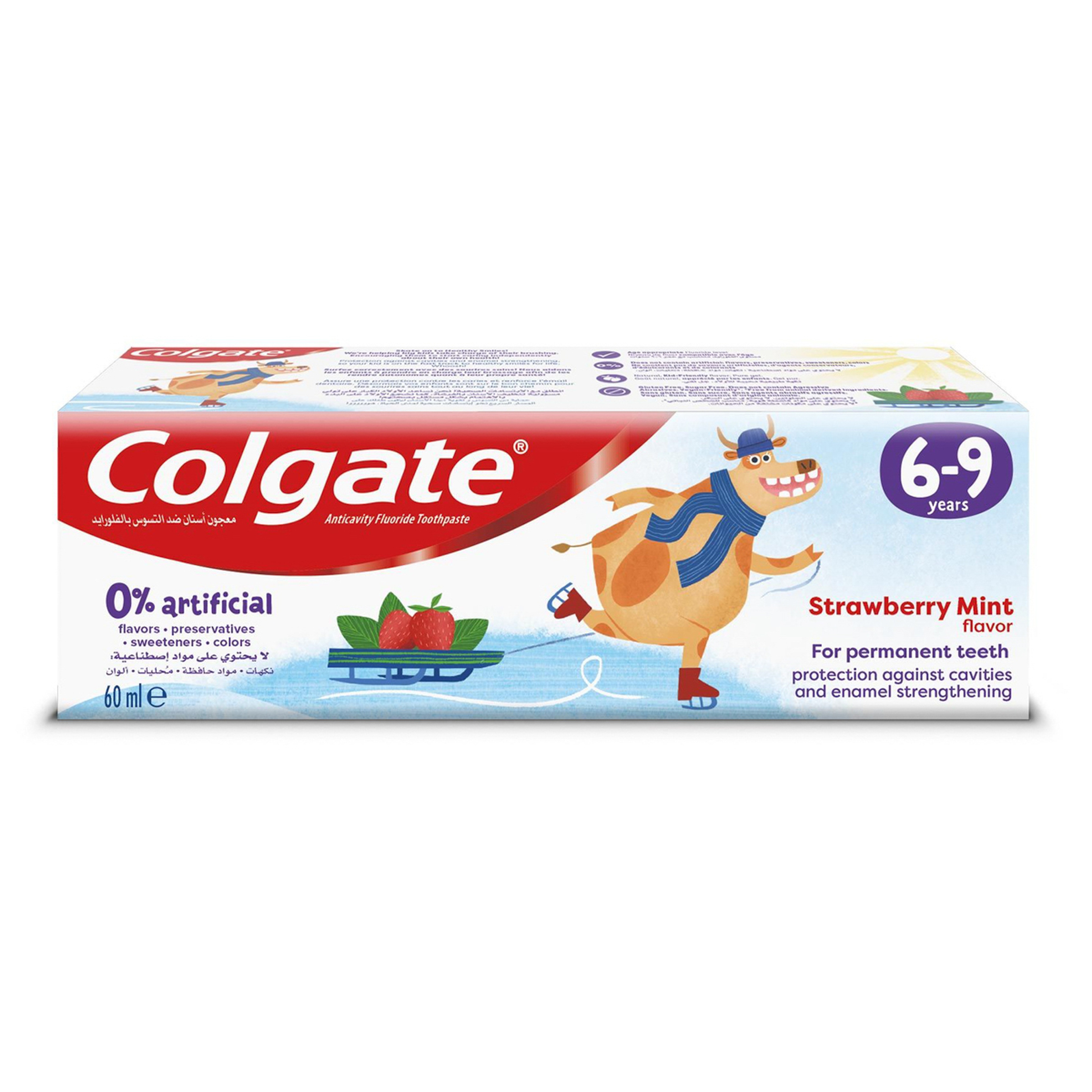 Colgate Kids Fluoride 0% Artificial 6-9 Toothpaste 60Ml