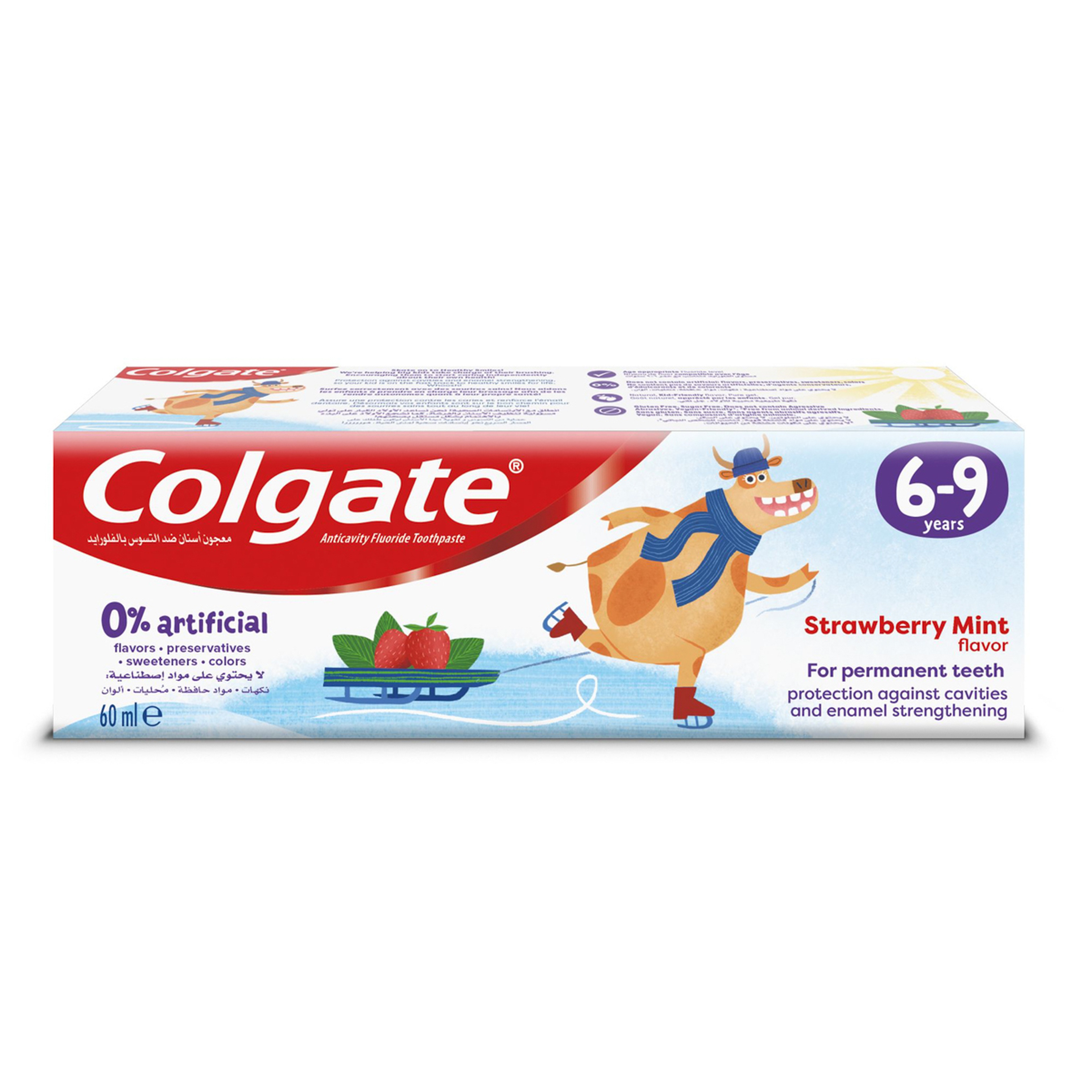 Colgate Kids Fluoride 0% Artificial 6-9 Toothpaste 60Ml