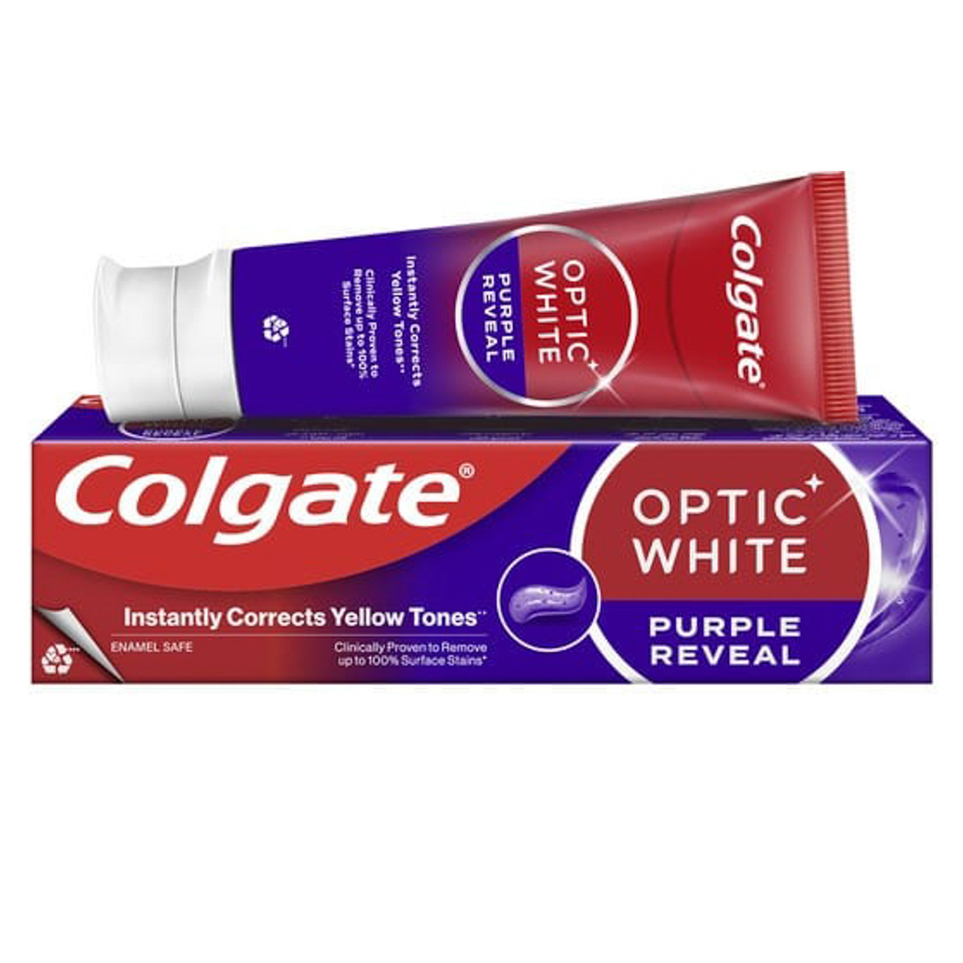 Colgate Whitening Toothpaste Optic White Purple Reveal 75 Ml