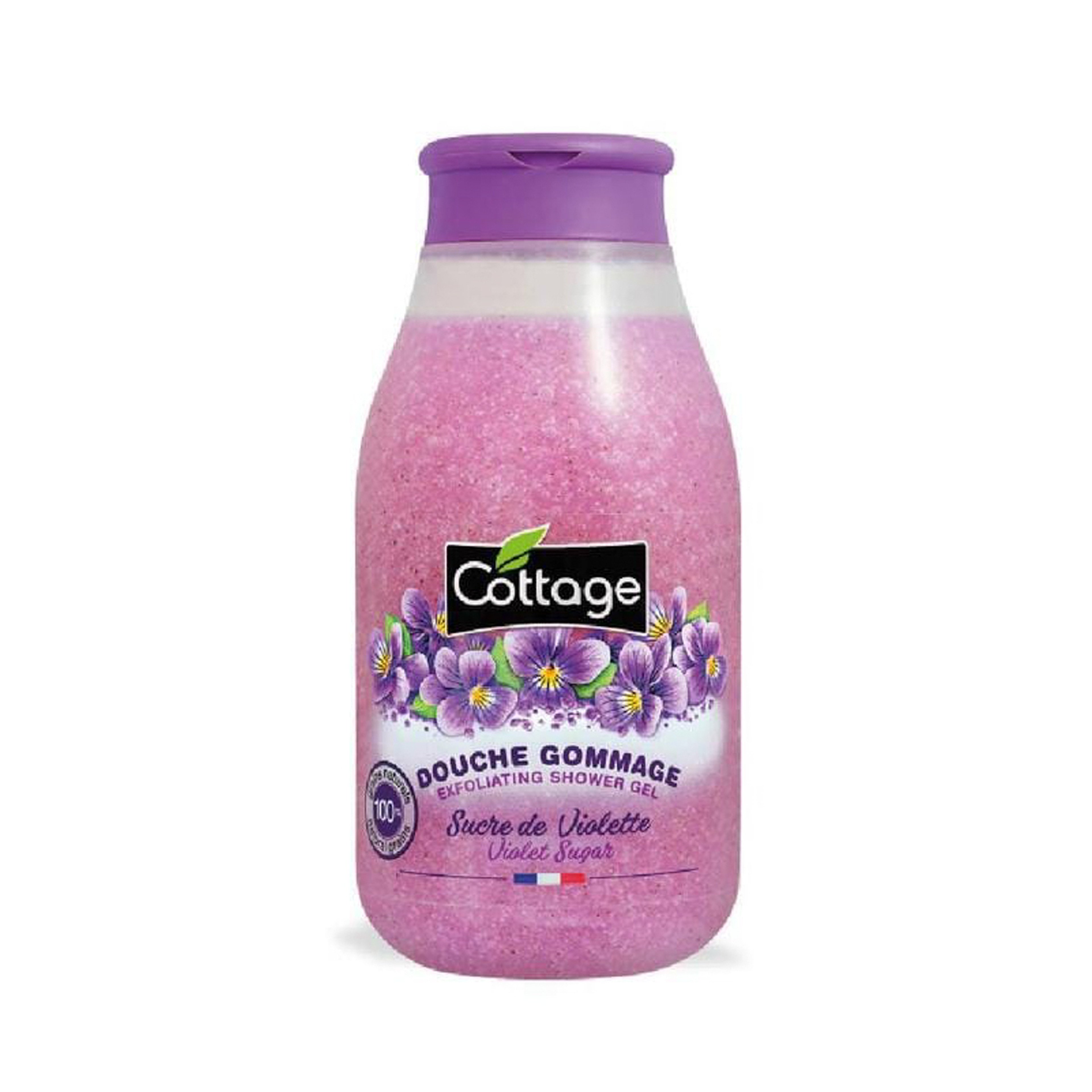 Cottage Gentle Exfoliating Shower Gel Violet Sugar - 270 Ml