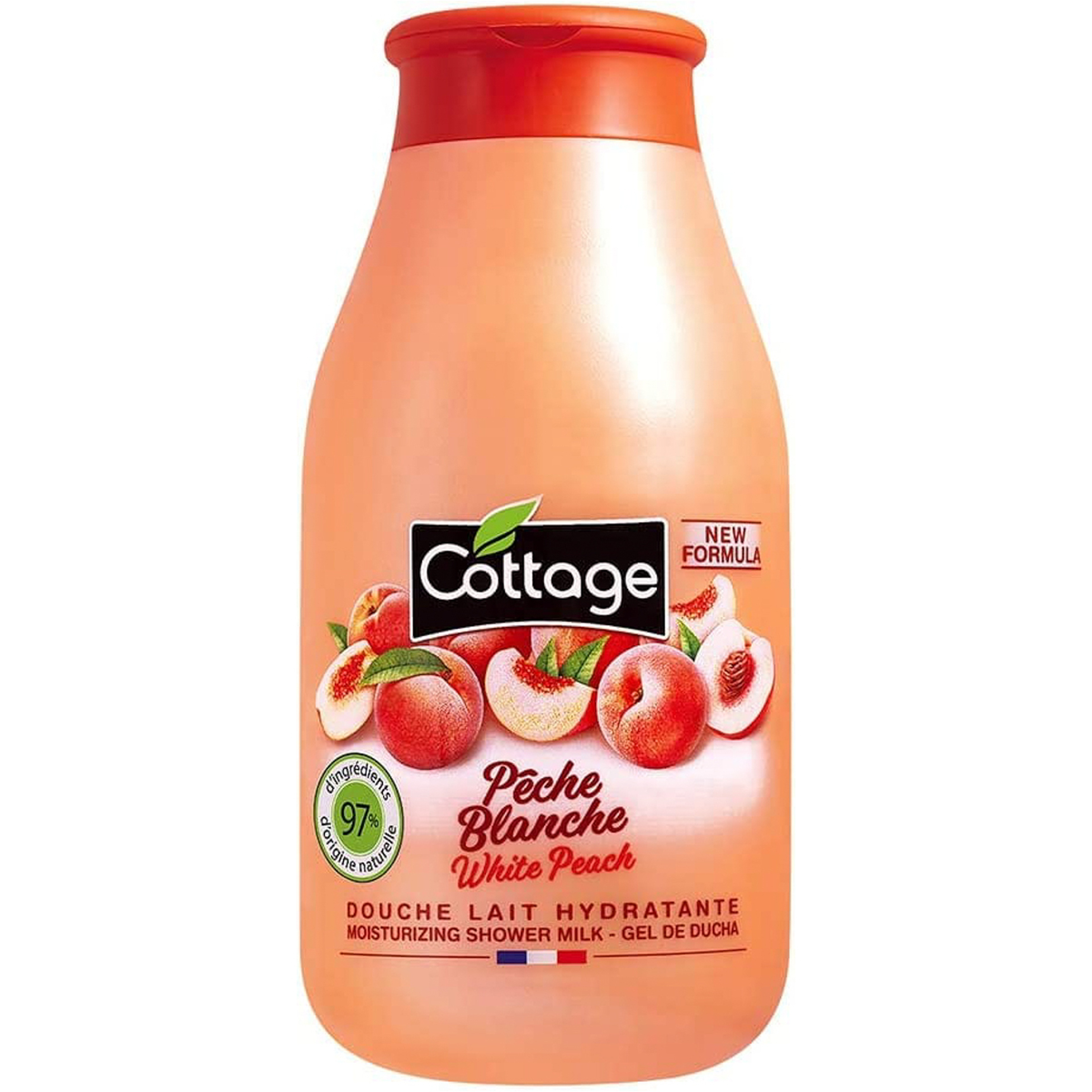 Cottage Moisturizing Shower Milk With Peach 250Ml