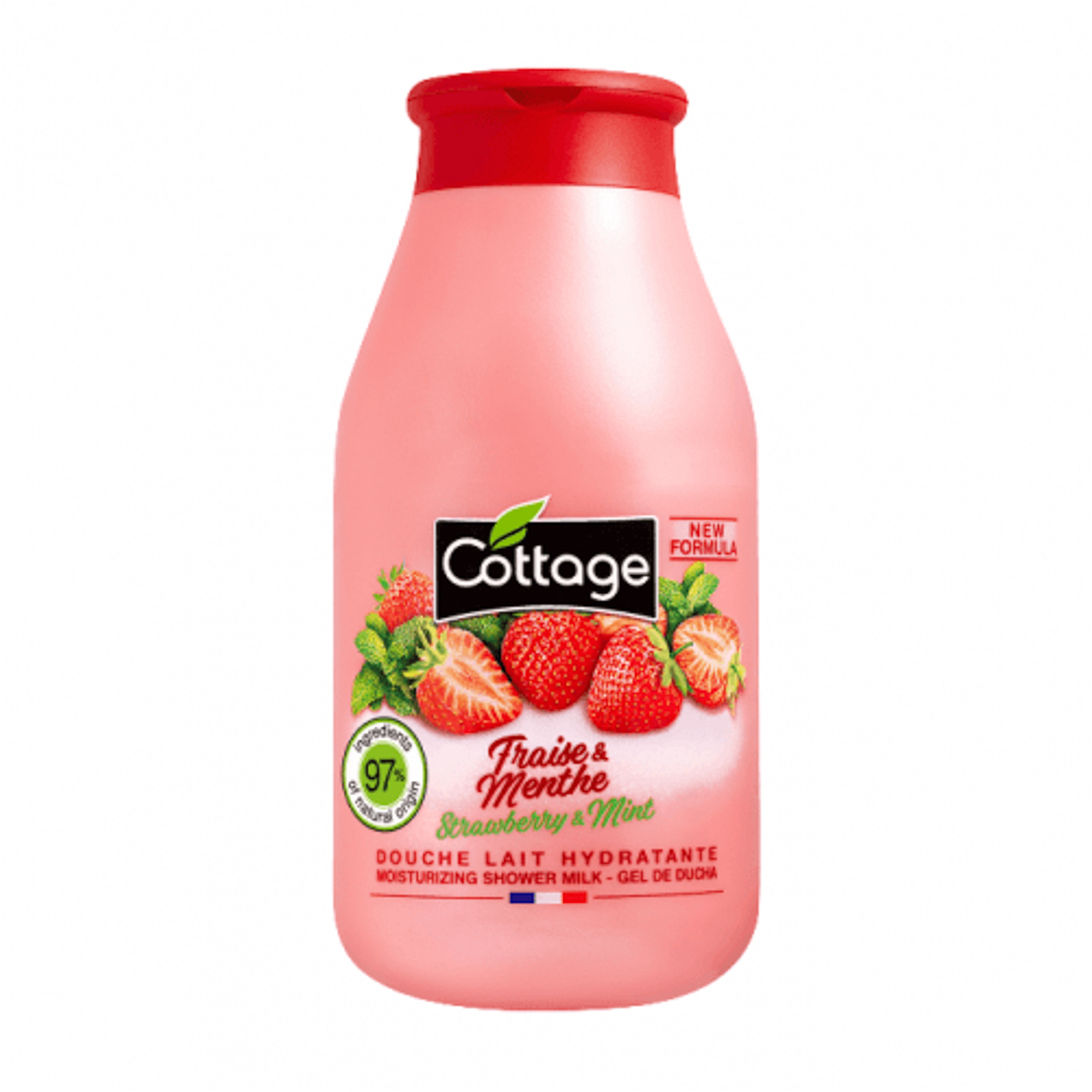 Cottage Moisturizing Shower Gel Strawberry & Mint - 250Ml