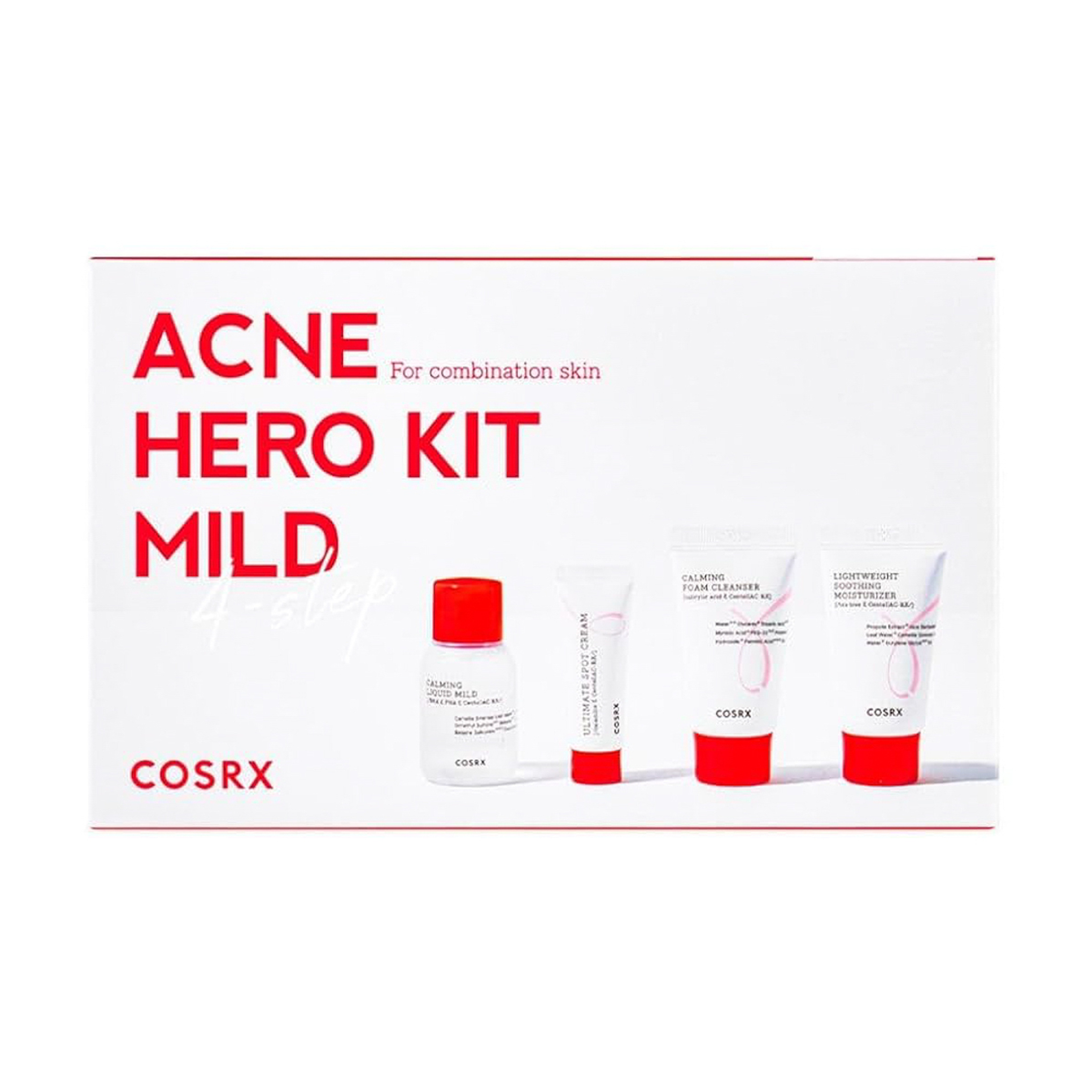 Cosrx Ac Collection Mild Kit (Combination Skin) 4 Items