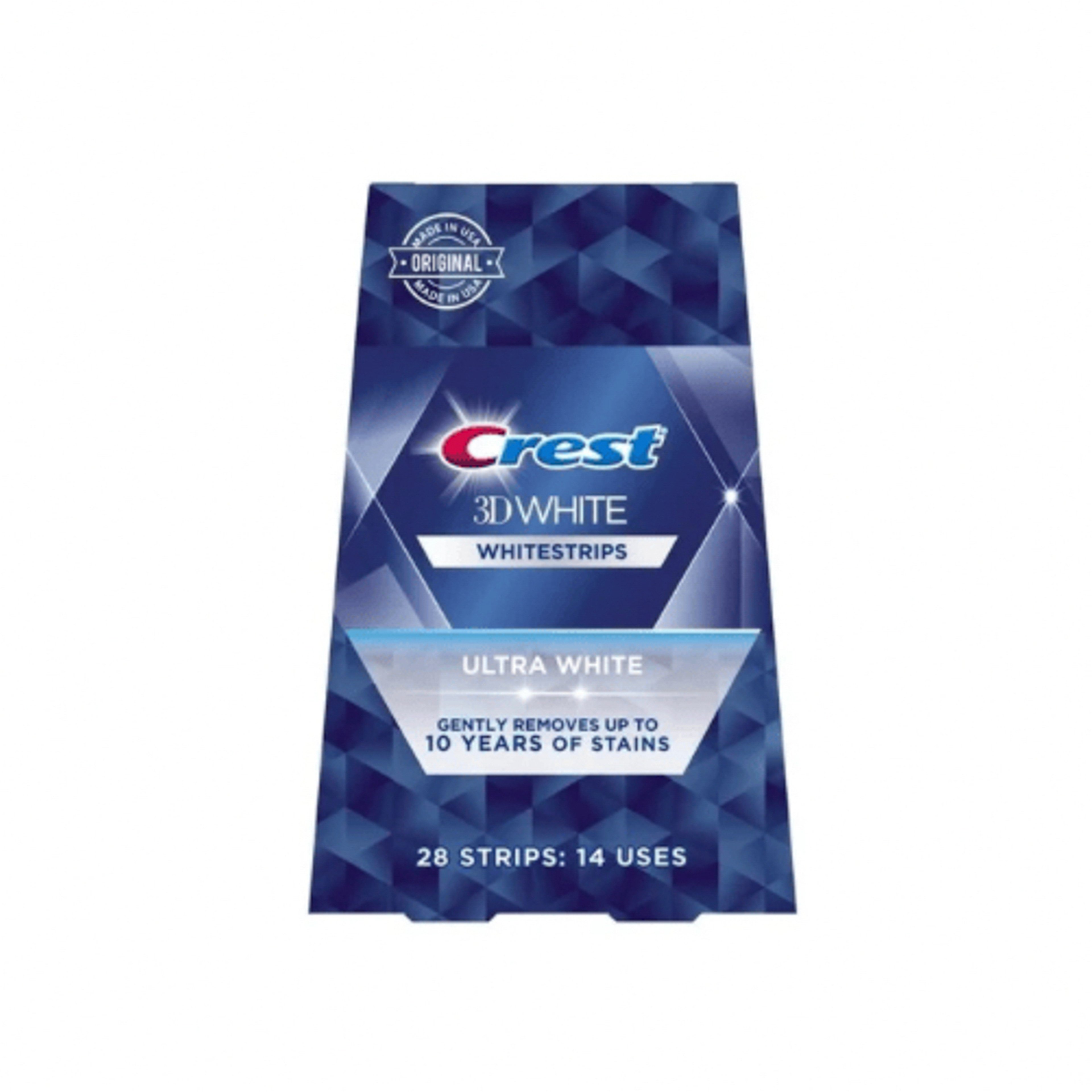 Crest 3D White Ultra White Whitestrips 28 Strips 14 Treatments
