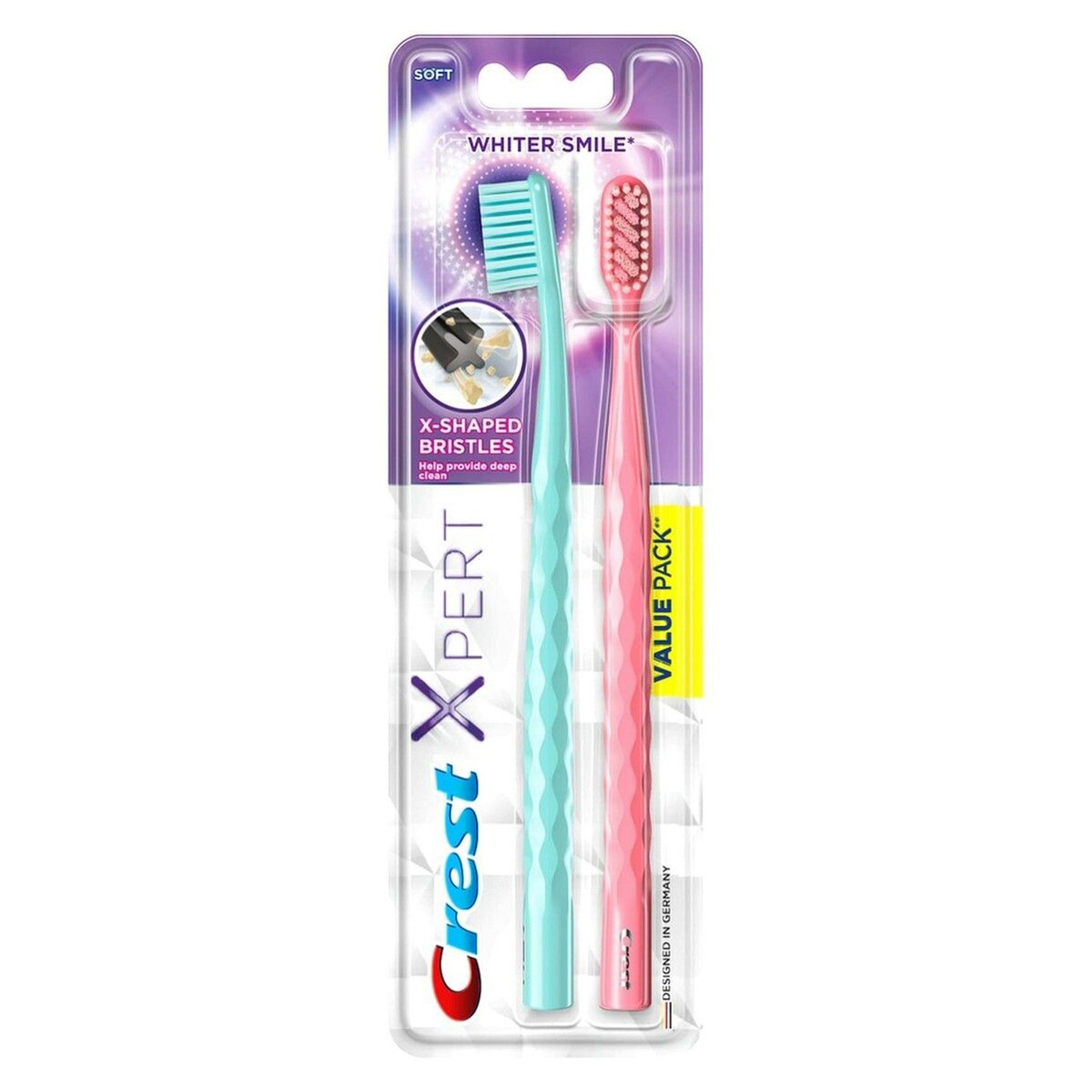 Crest Toothbrush Expert, Whitens Teeth 2 Pcs - 1 Kit