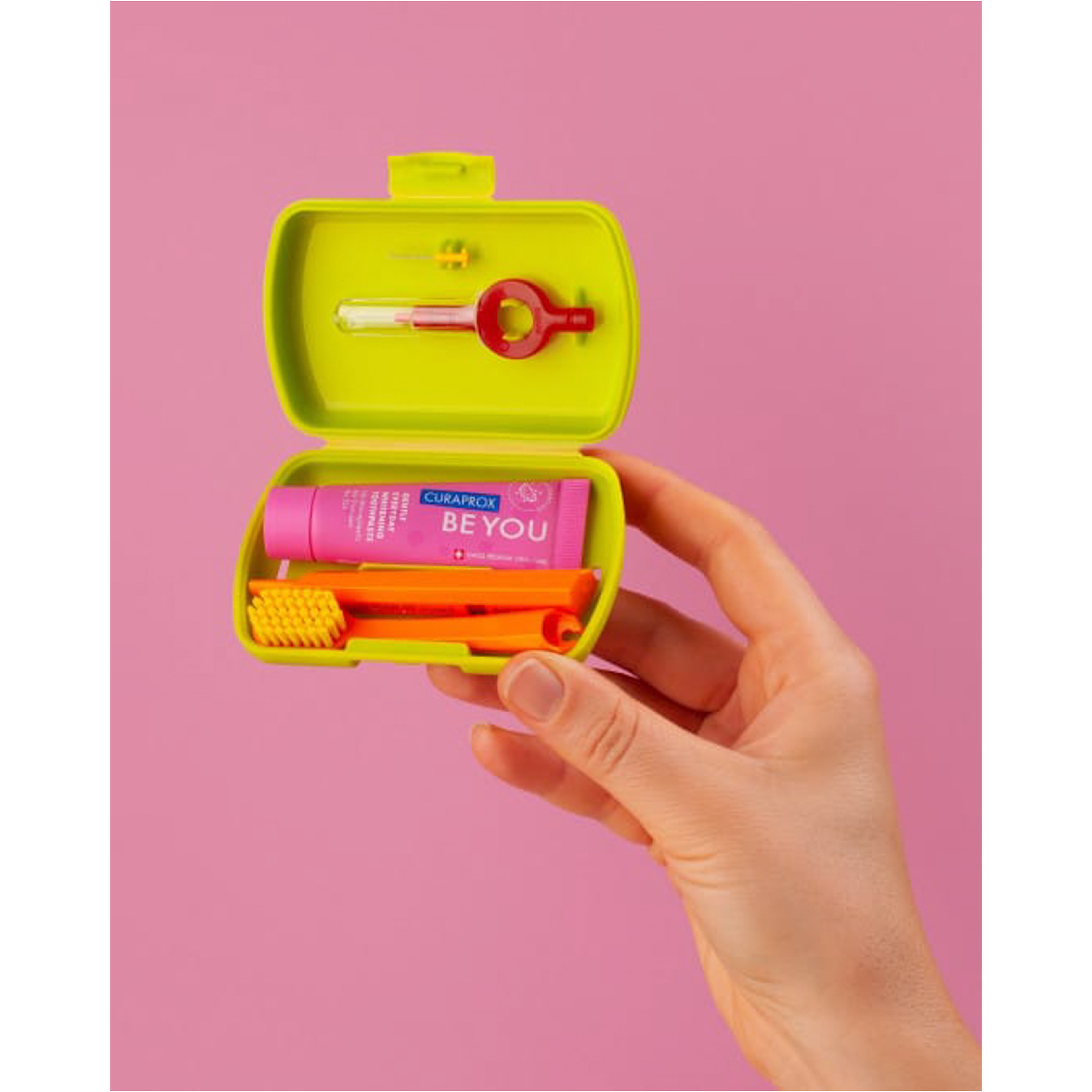 كيورابروكس مجموعة سفر لون اخضر