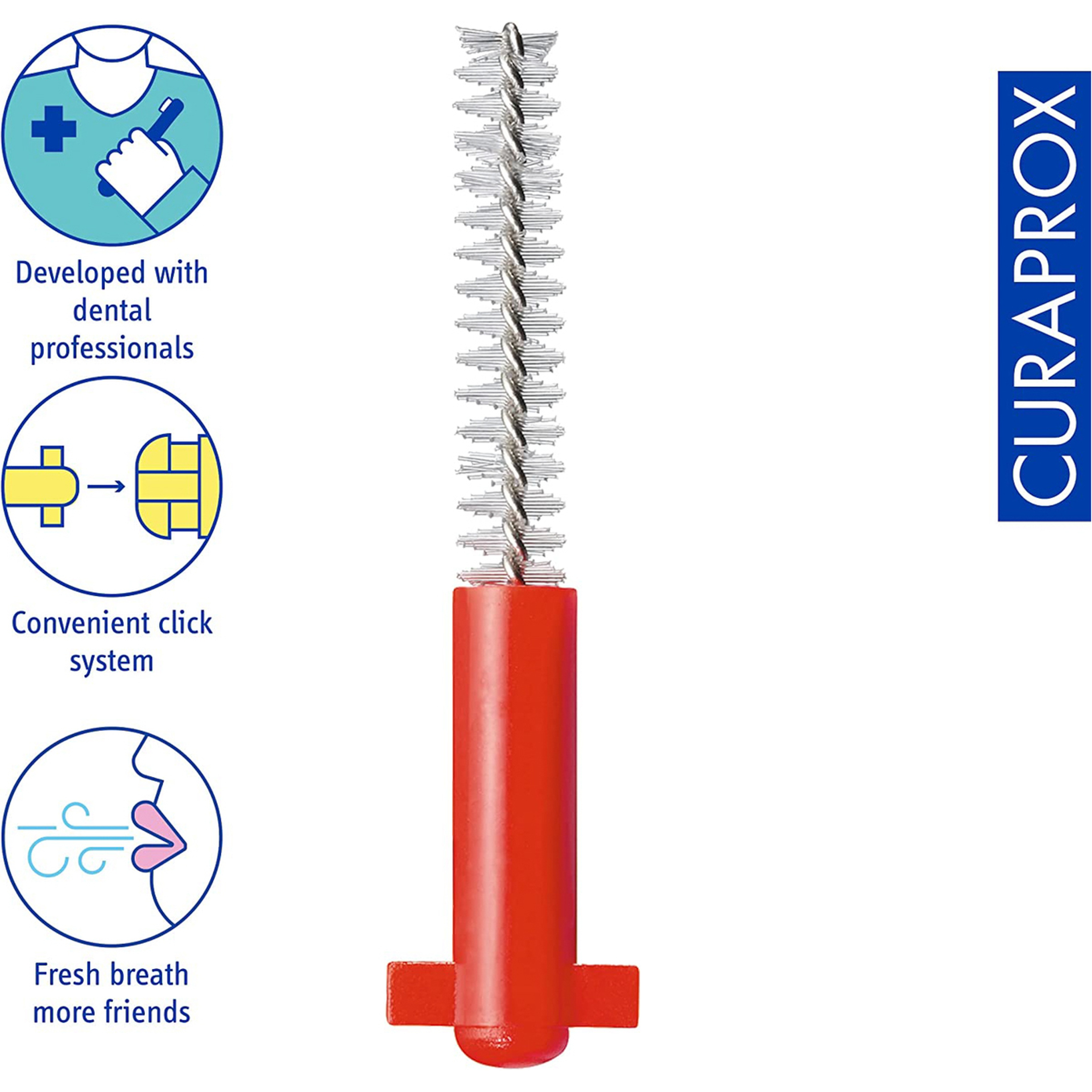 فراشة كيورابروكس للتنظيف مابين الاسنان