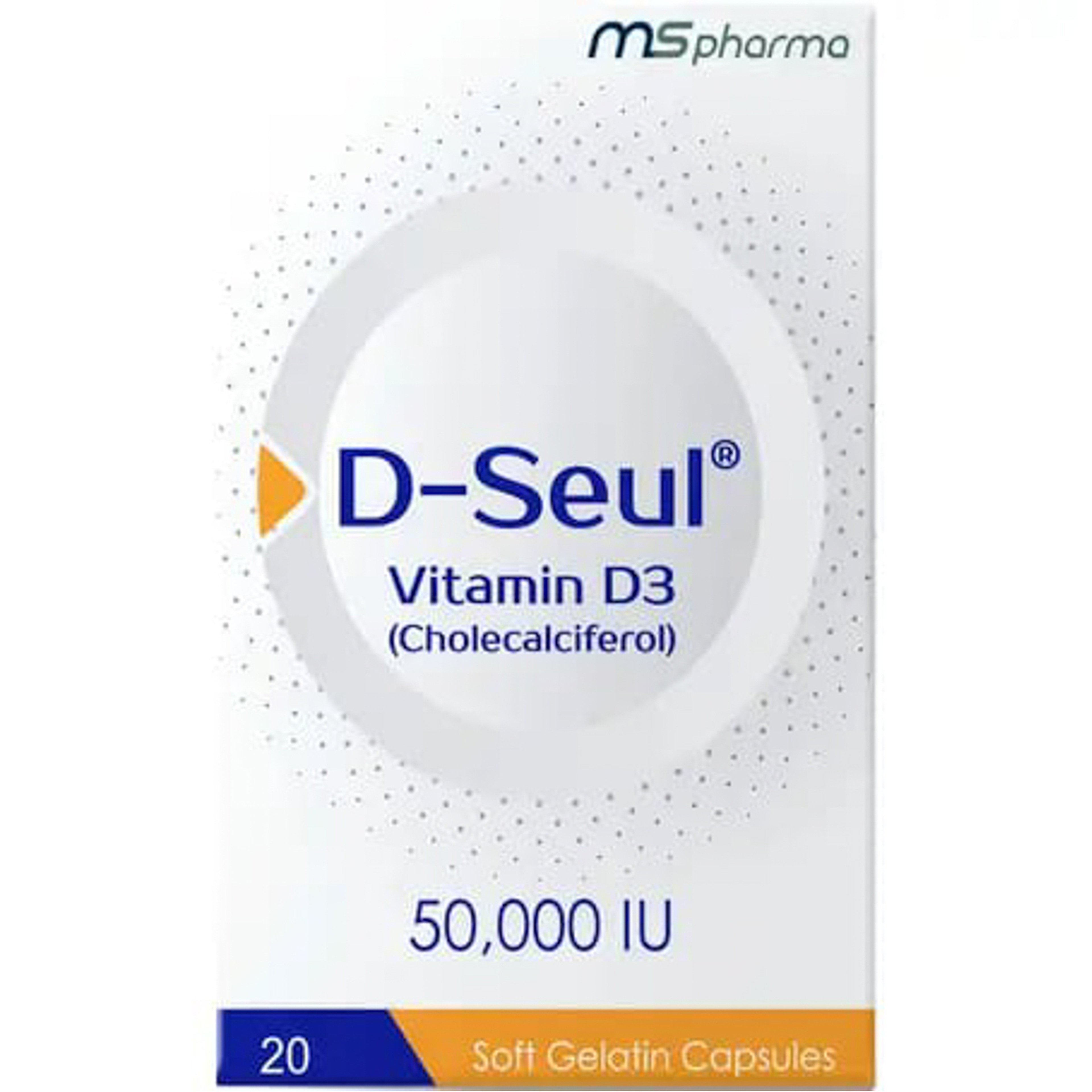 D-Seul Vitamin D 50000 Iu 20 Capsules