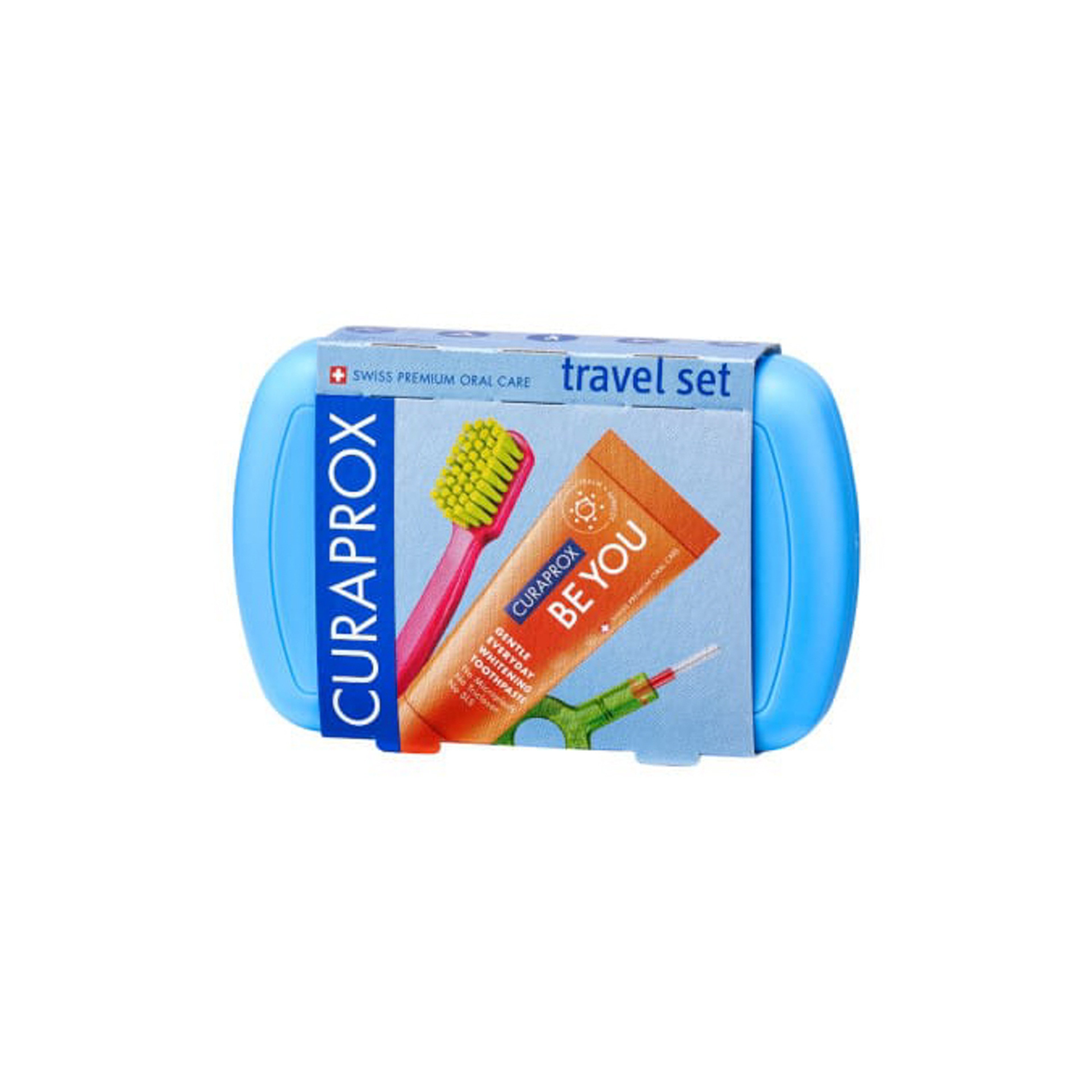 كيورابروكس مجموعة سفر لون ازرق