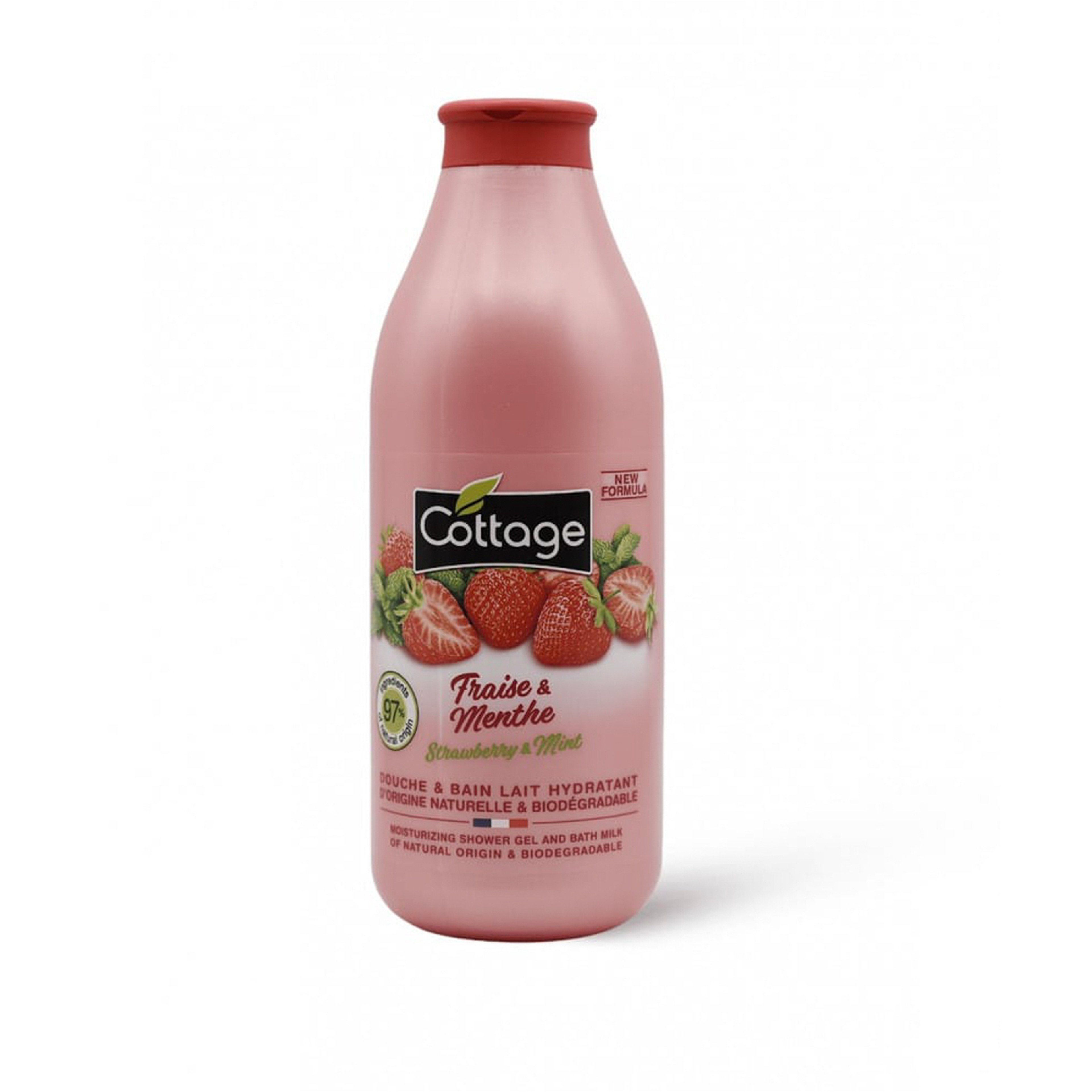 Cottage Shower Gel Gourmet Strawberry & Mint - 750 Ml