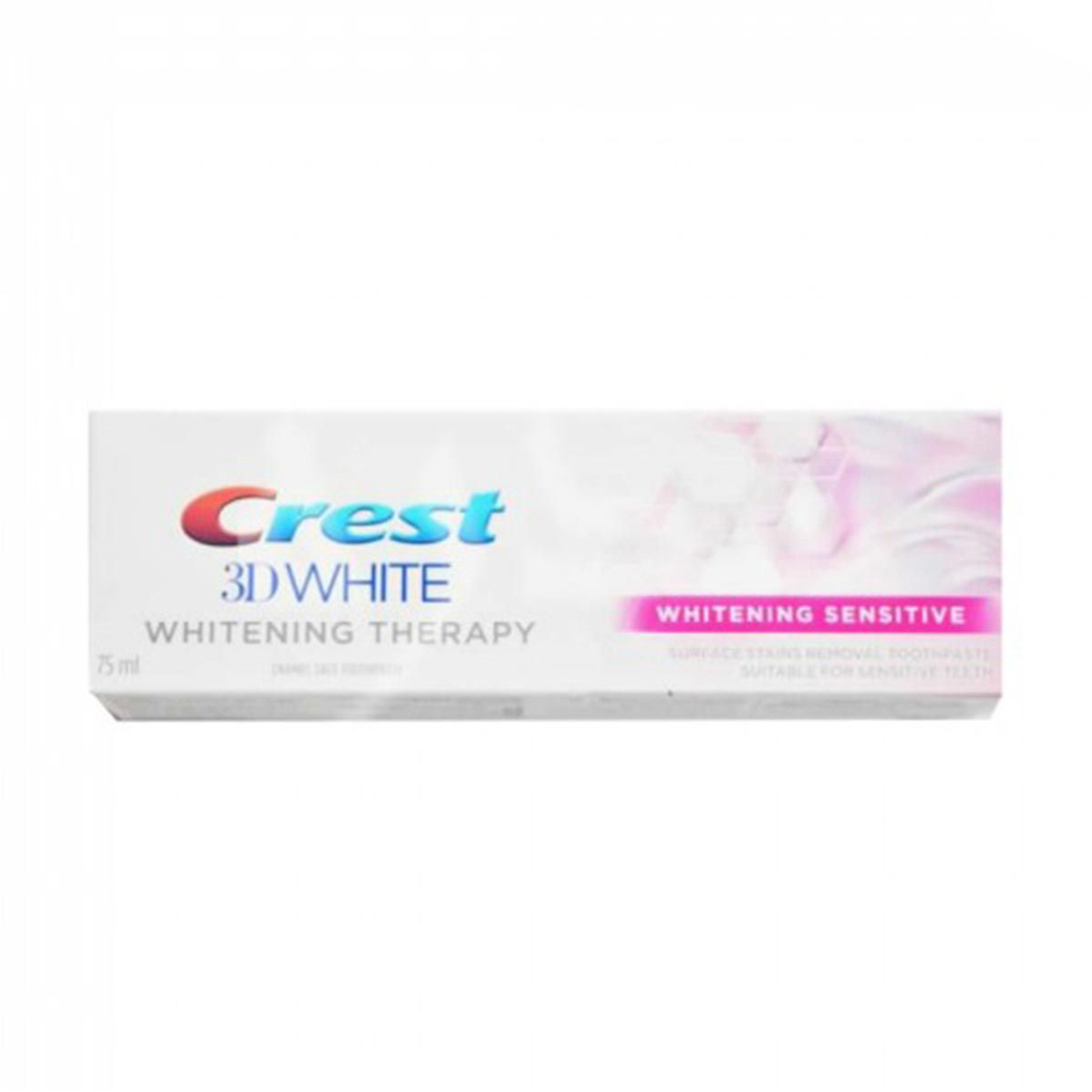 Crest Toothpaste 3D White Witening Sensitive 75 Ml