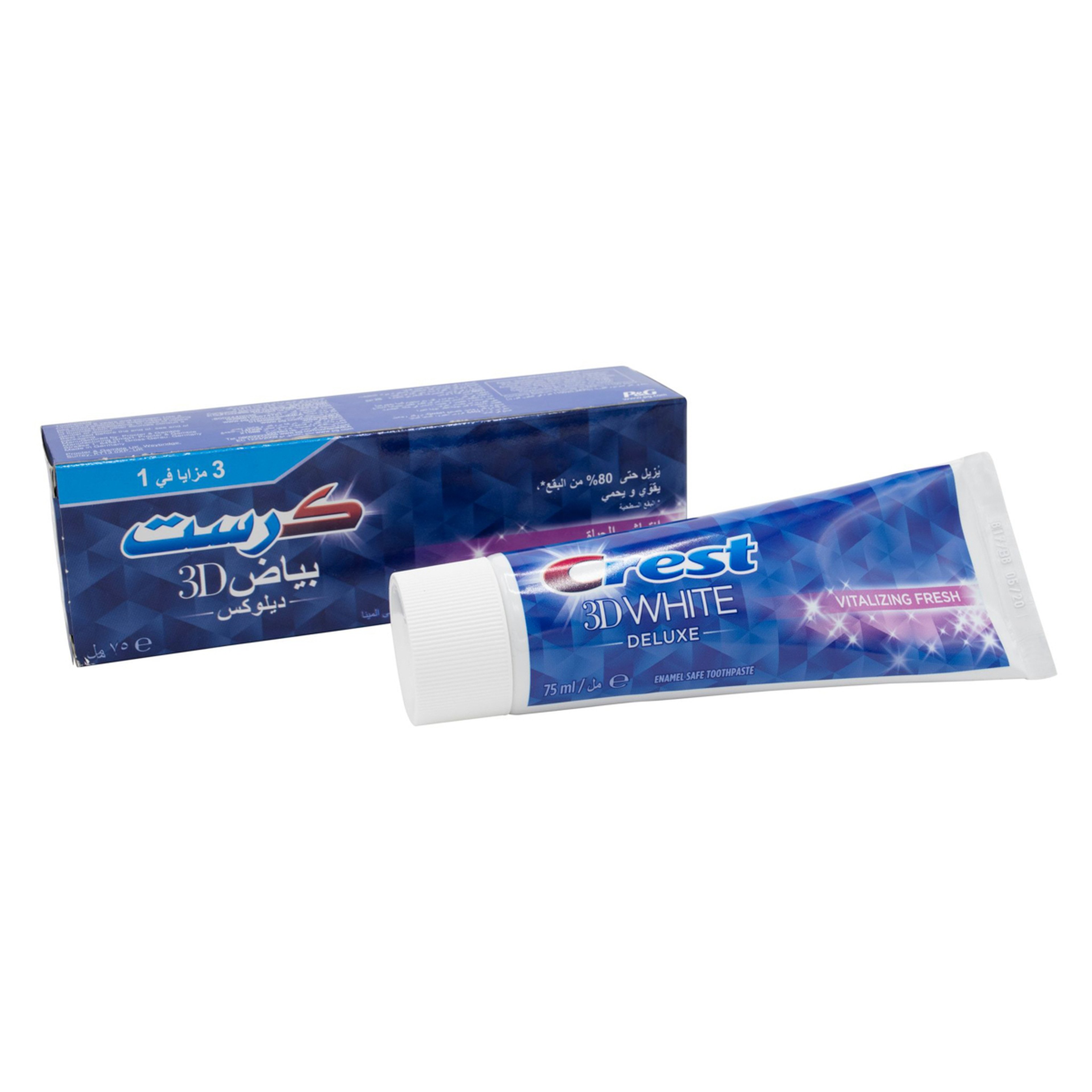 Crest Toothpaste 3D White Deluxe Vitalizing Fresh 75 Ml