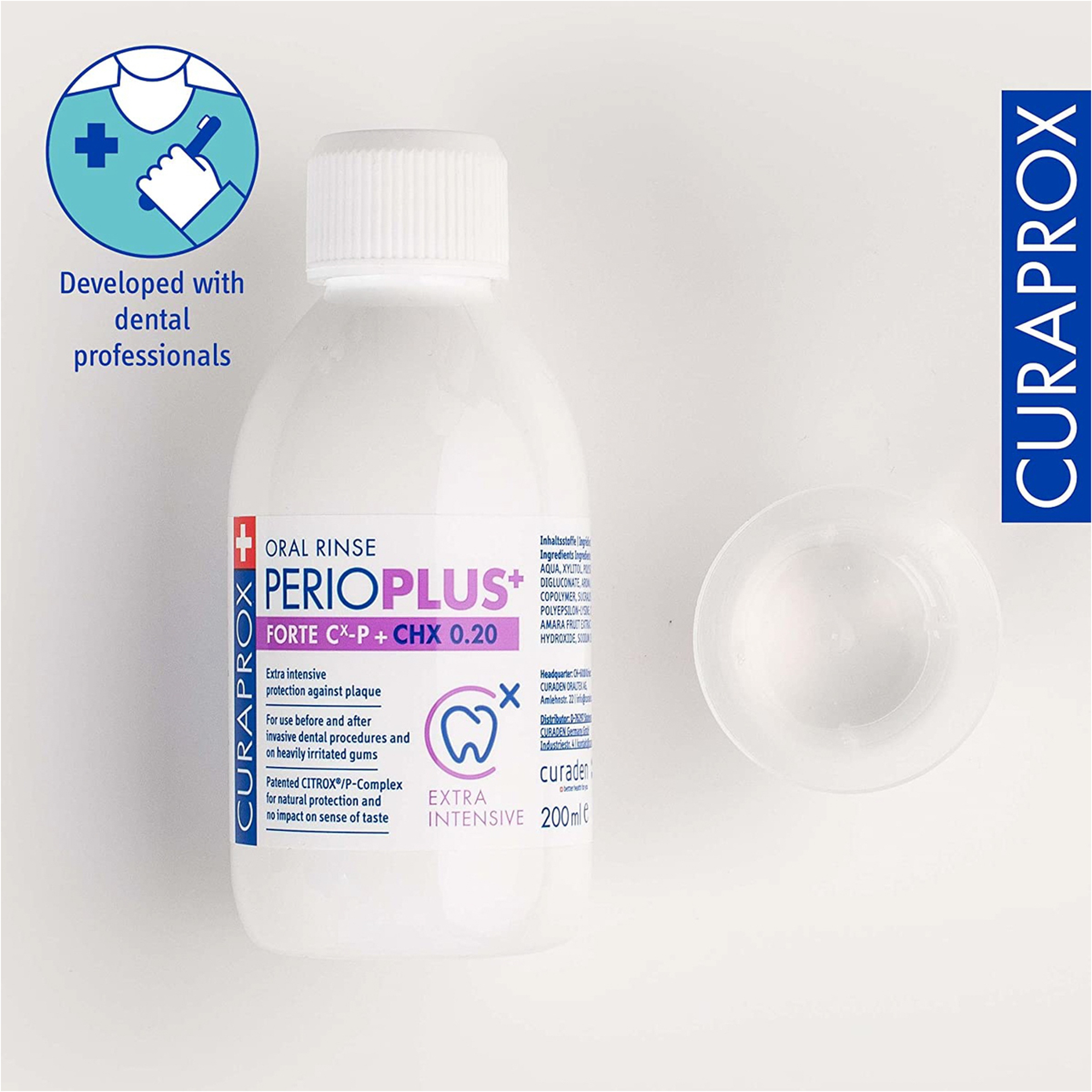Curaprox Perio Plus Fort 0.20% Mouthwash 200Ml