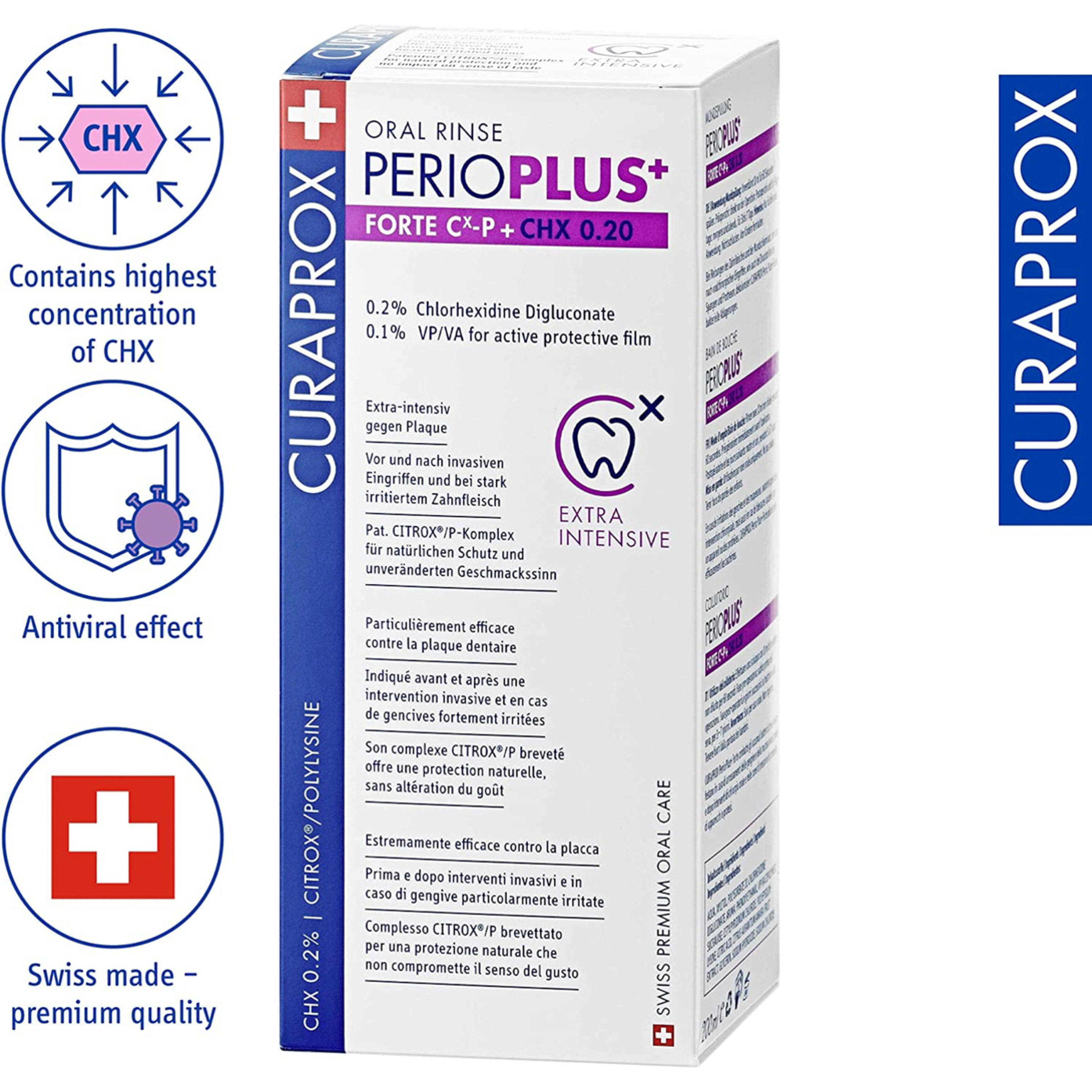 Curaprox Perio Plus Fort 0.20% Mouthwash 200Ml