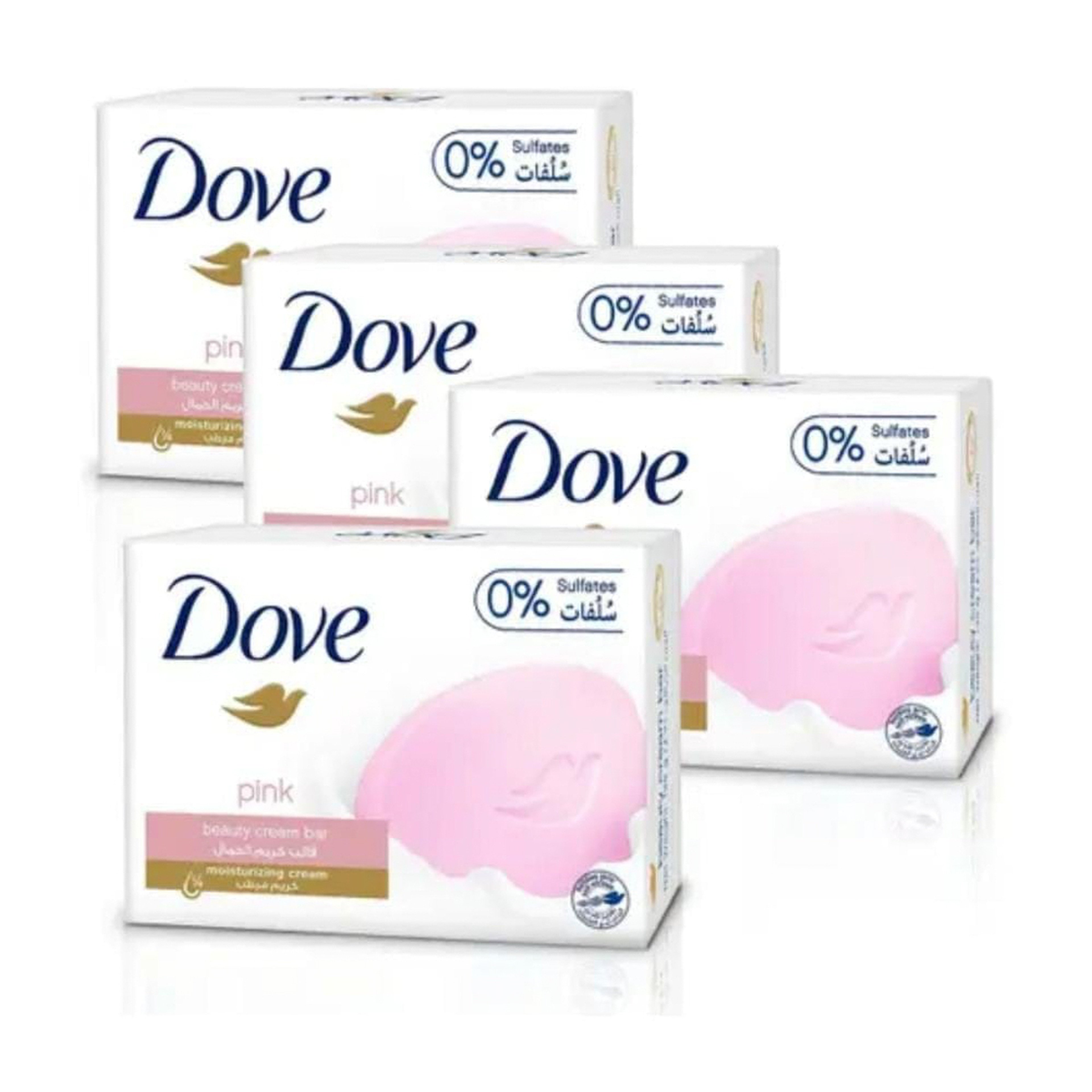 دوف صابون-عبوة دينالي وردي 4 * 125ج