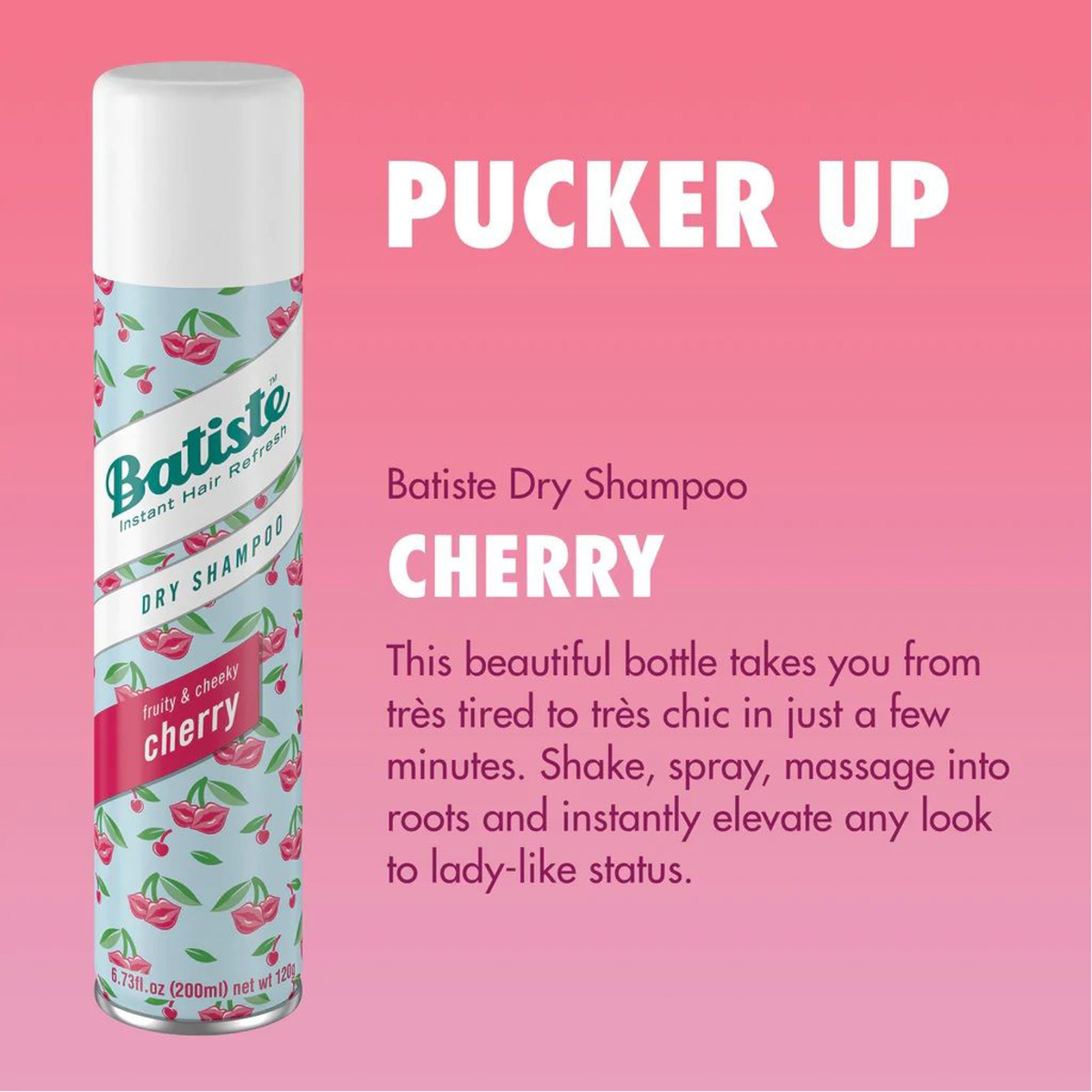 Dry Shampoo Fruity & Cheeky Cherry 200Ml