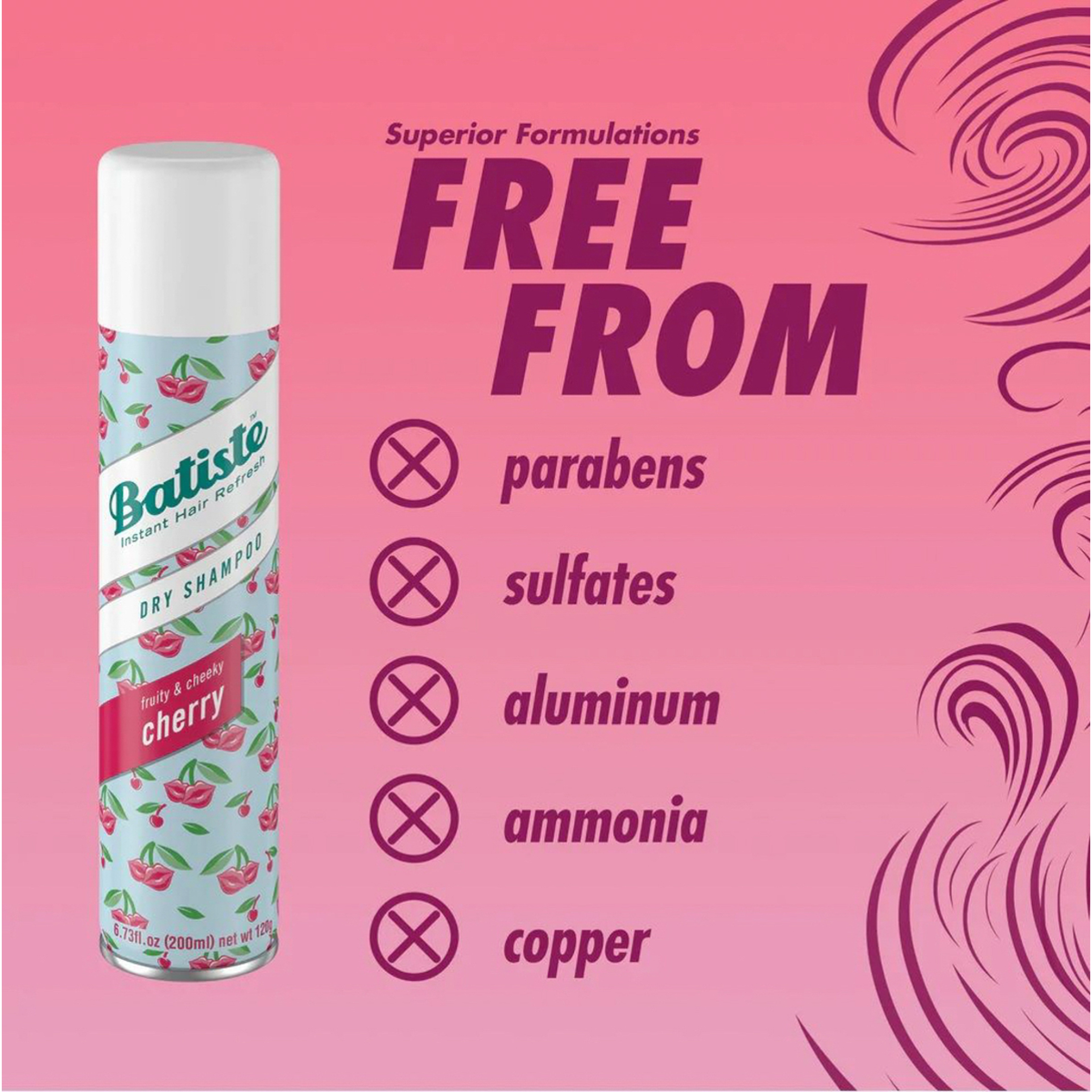 Dry Shampoo Fruity & Cheeky Cherry 200Ml