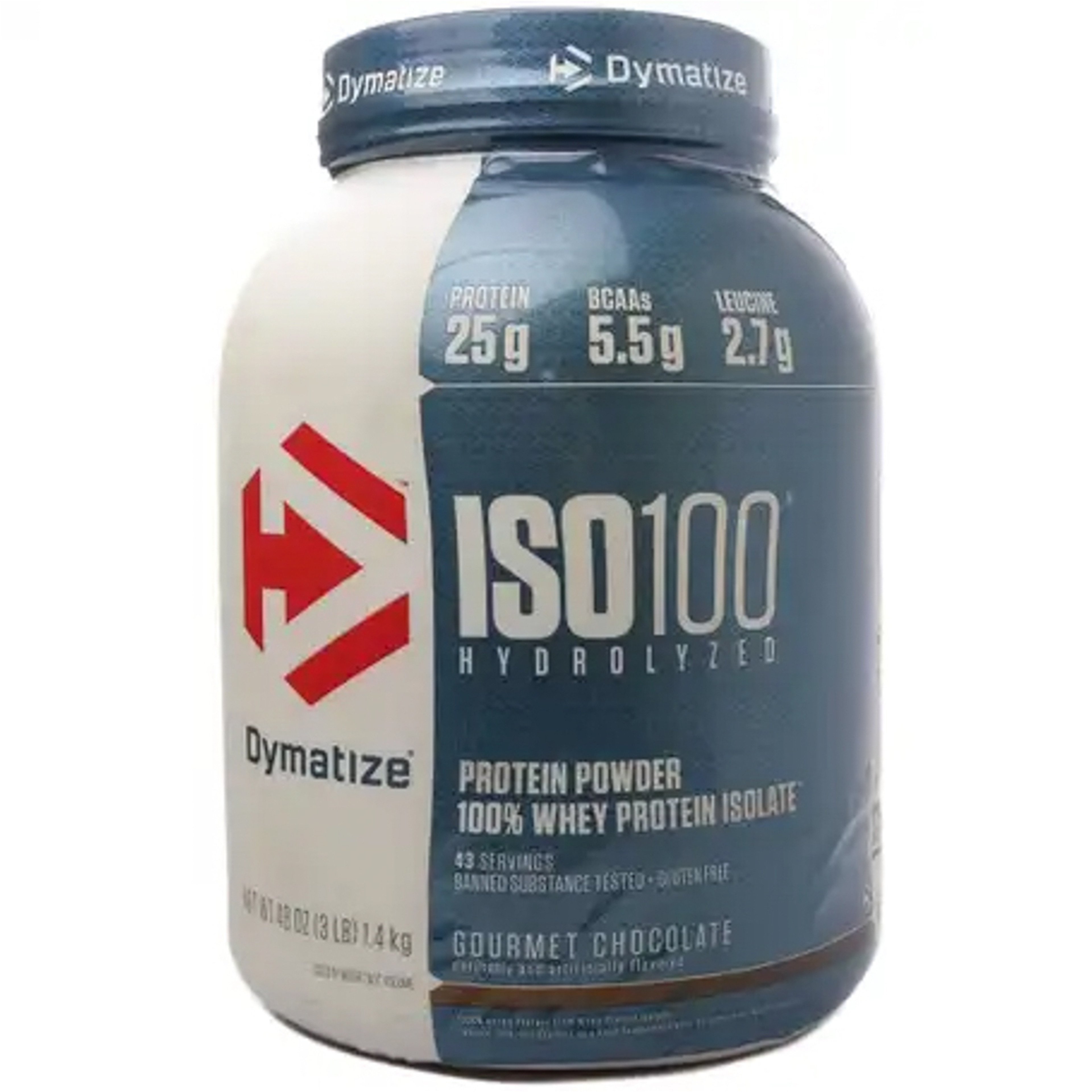 Dymatize Iso-100 Hydrolyzed Protein 43 Servings Chocolate Powder 1.4 Kg