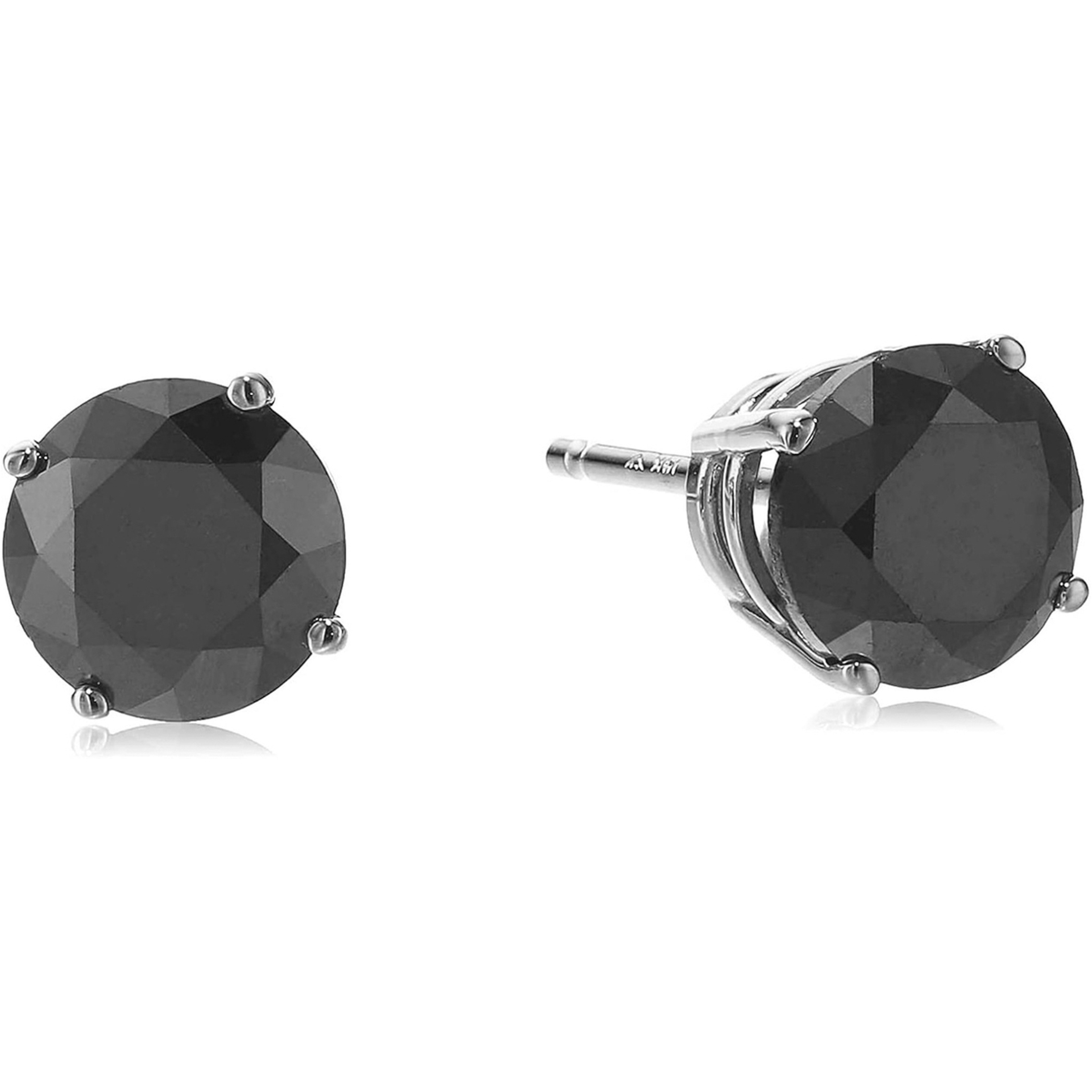 اير جير حلق فضى بحجر زركونيا مكعب 6.6ملم سلفر