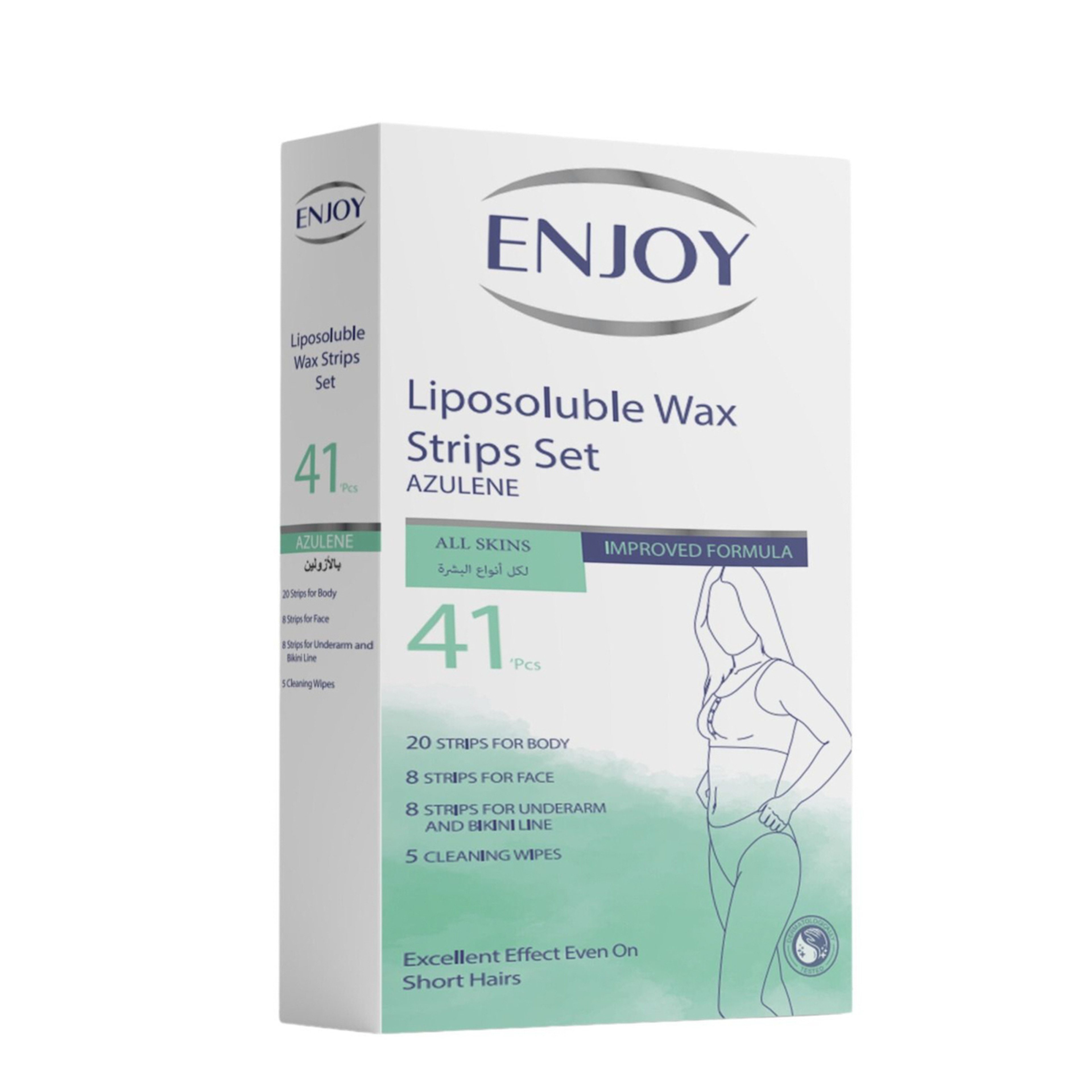 Enjoy Lipo Wax Strips Az All Skins 41P