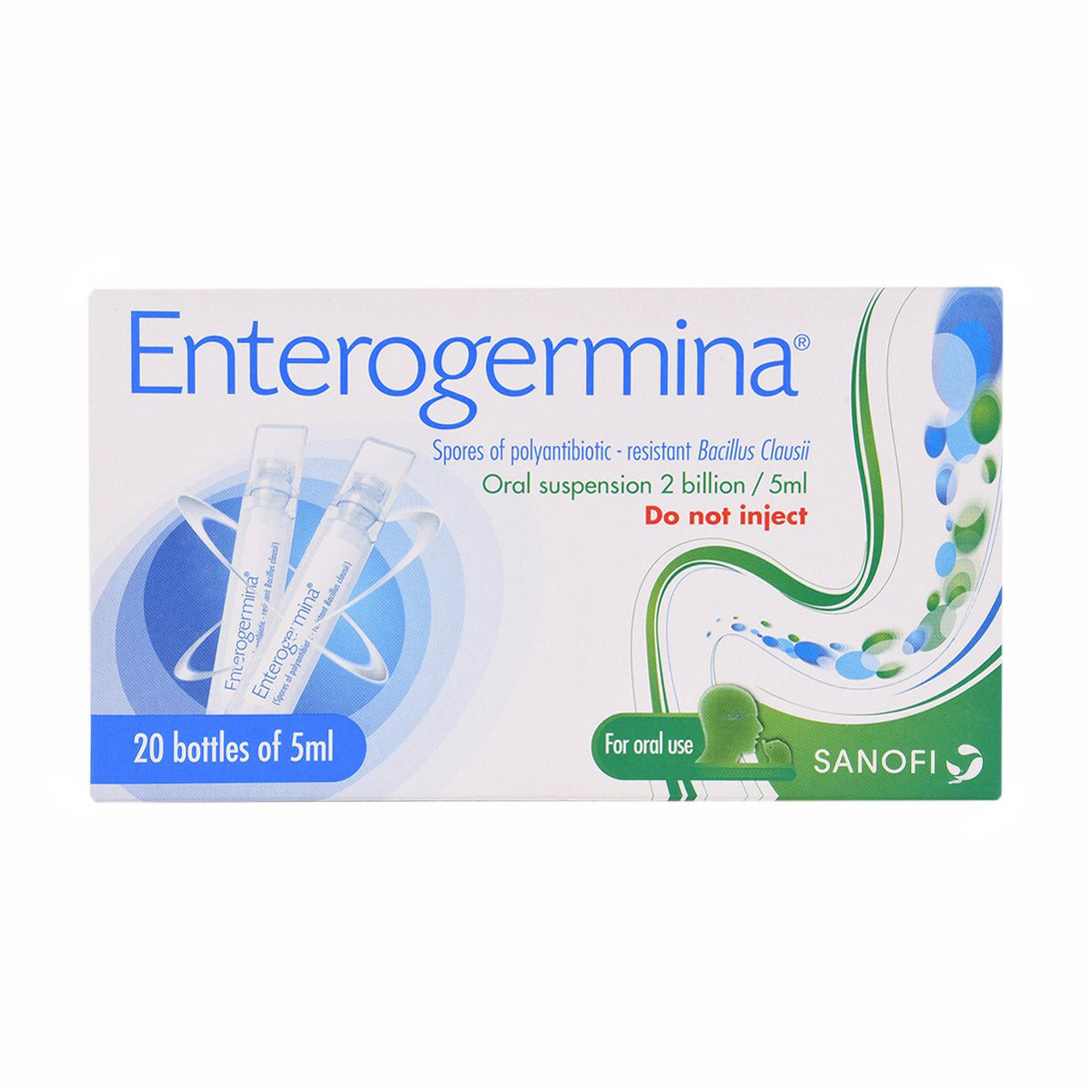 انتيروجيرمينا معلق 5*20 امبول
