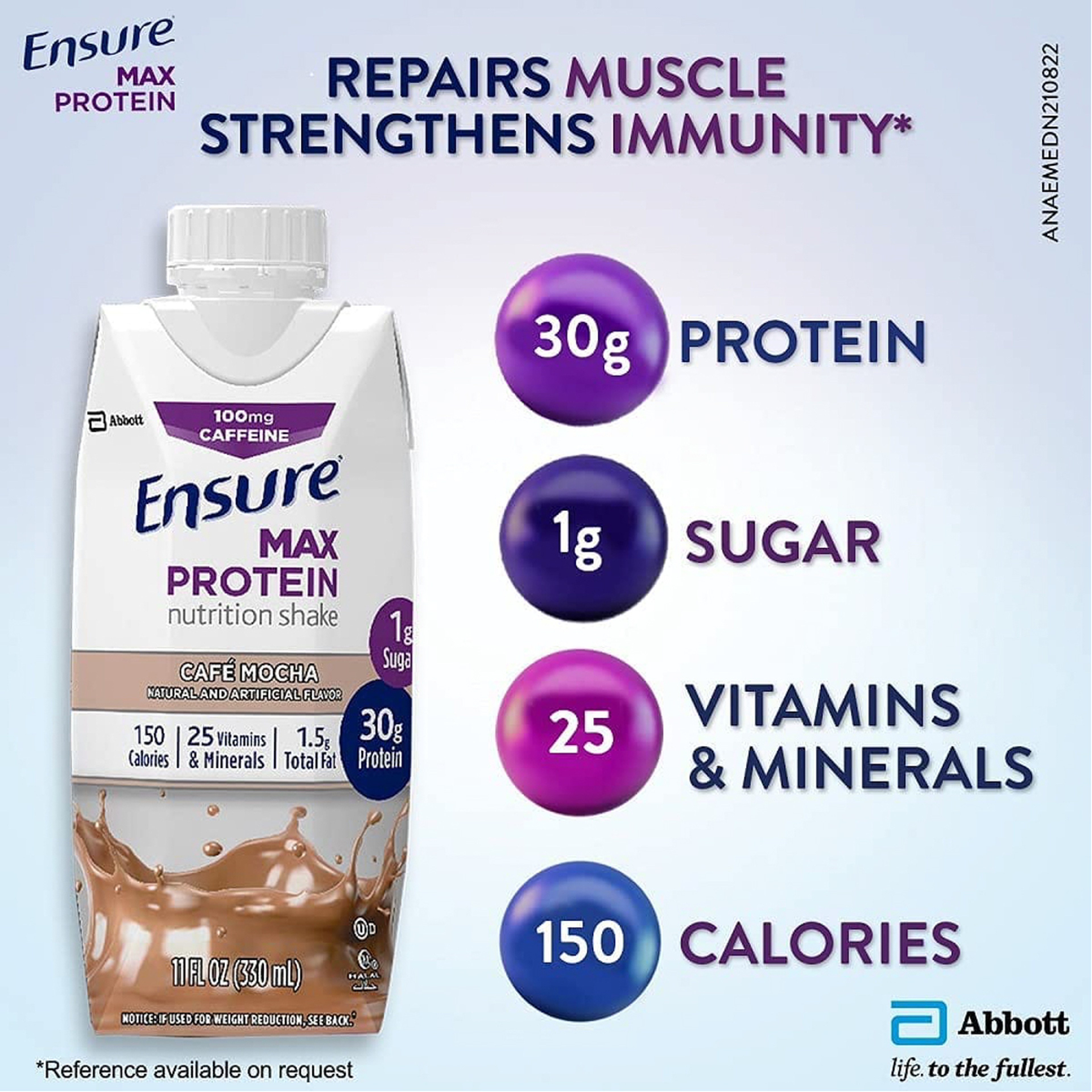 Ensure Max Protein Mocha Flavor 330 Ml