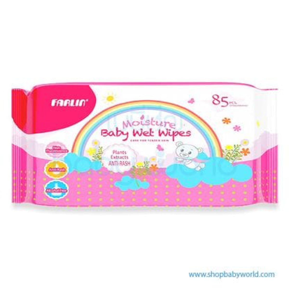 Farlin Baby Wet Wipes Anti Rash | Whites