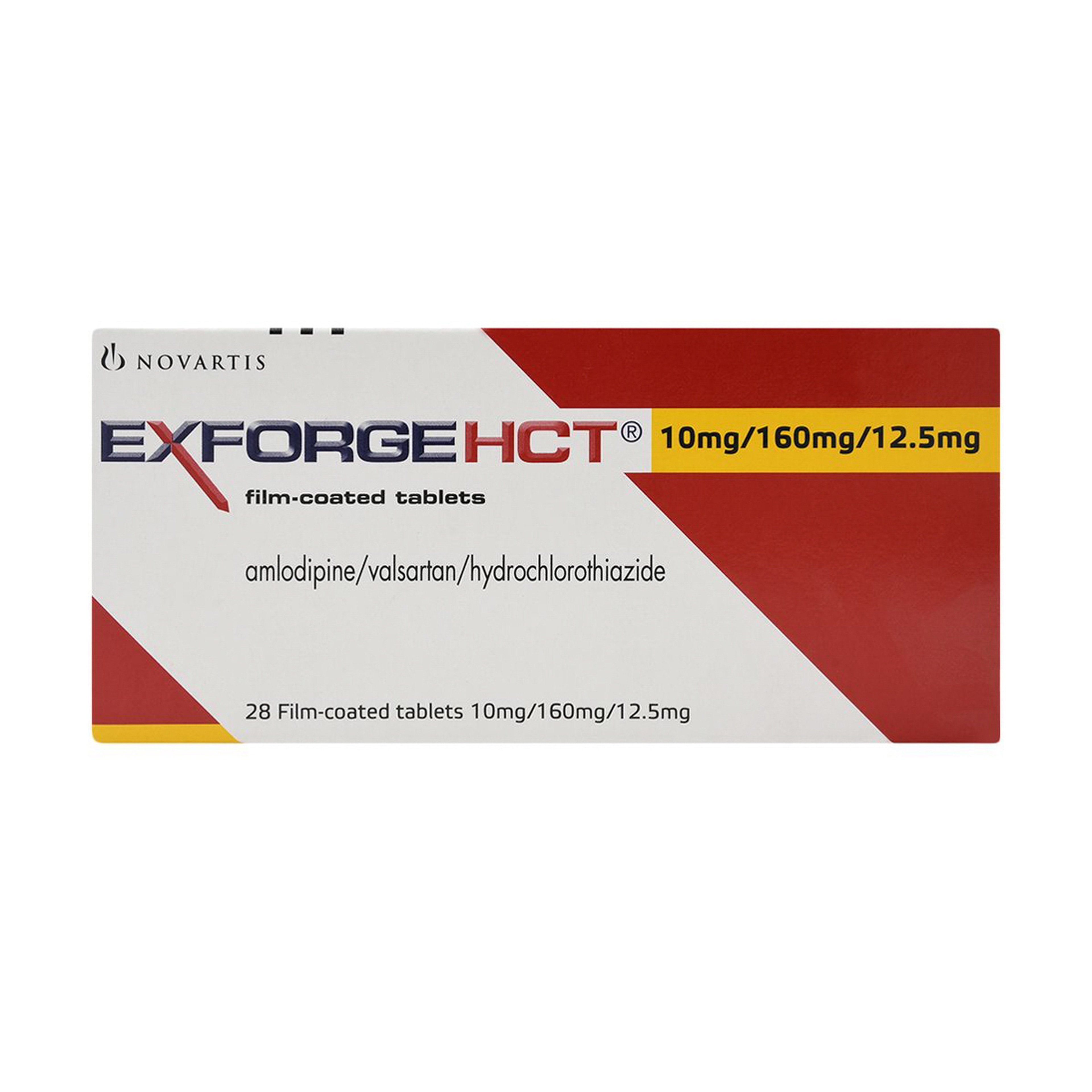 Exforge Hct10Mg/160/12.5Mg Tab 28 Tab
