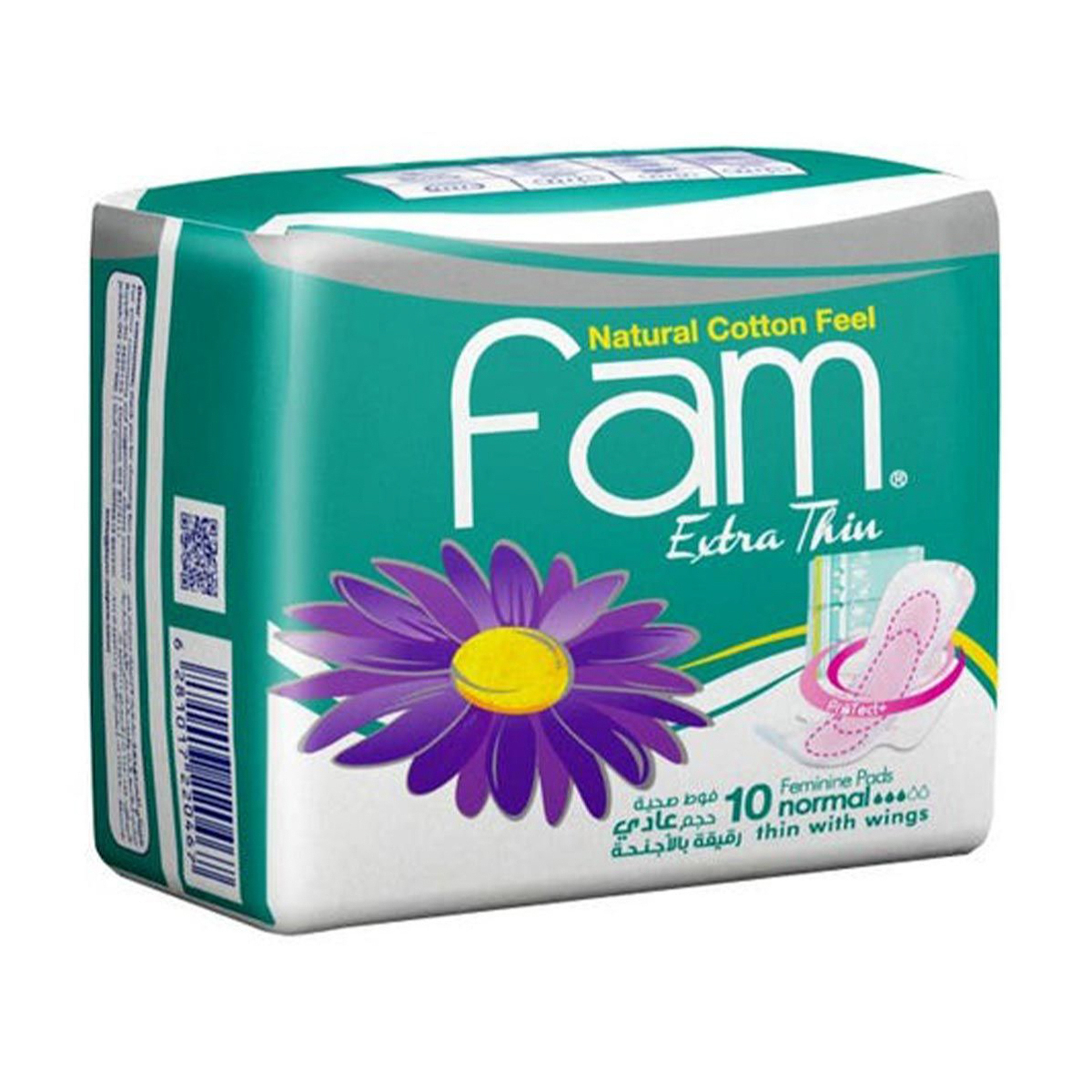 Fam Pads Classic With Wings, Normal - 30 Pcs