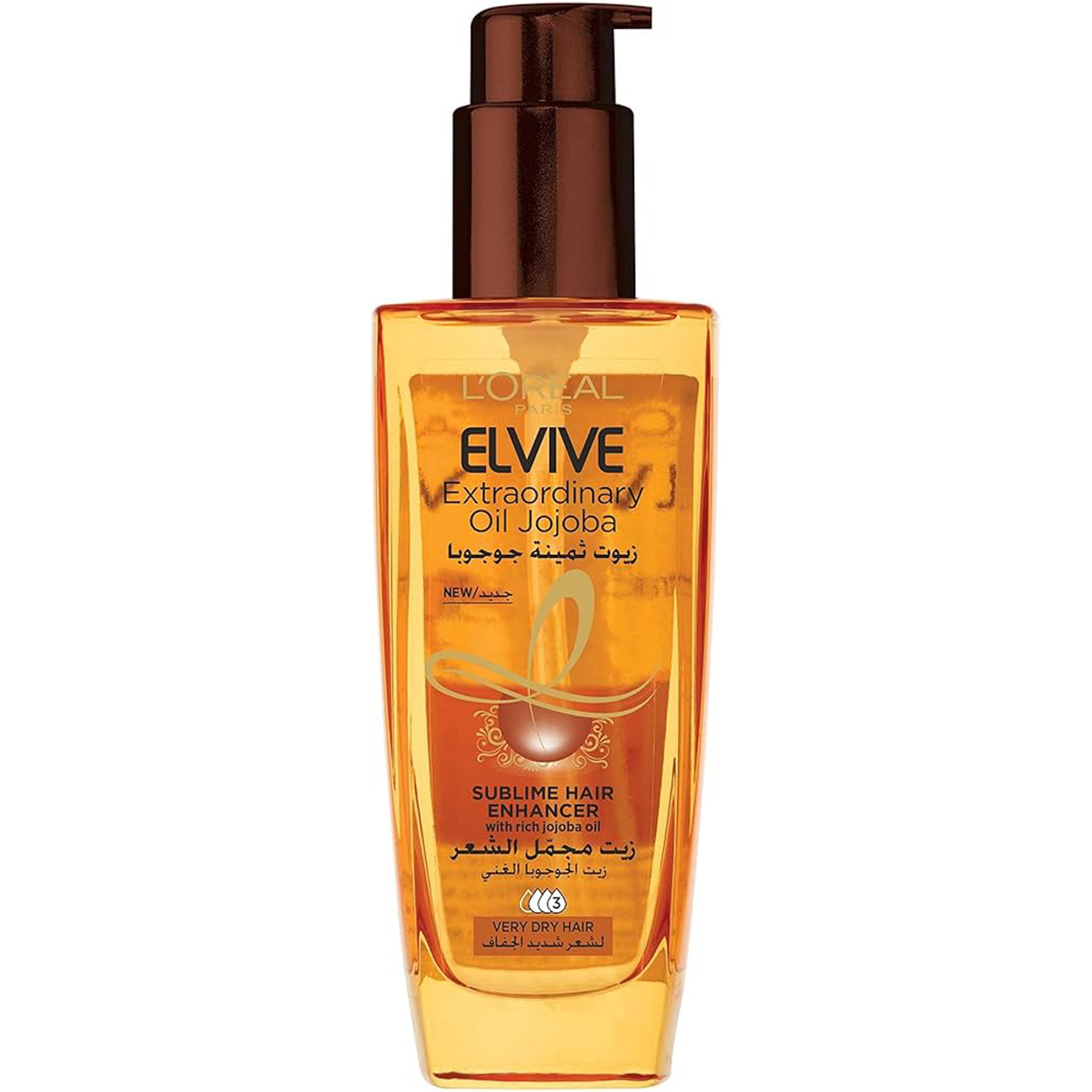 لوريال باريس الفيف الزيوت الثمينة .زيت للشعر الجاف١٠٠مل