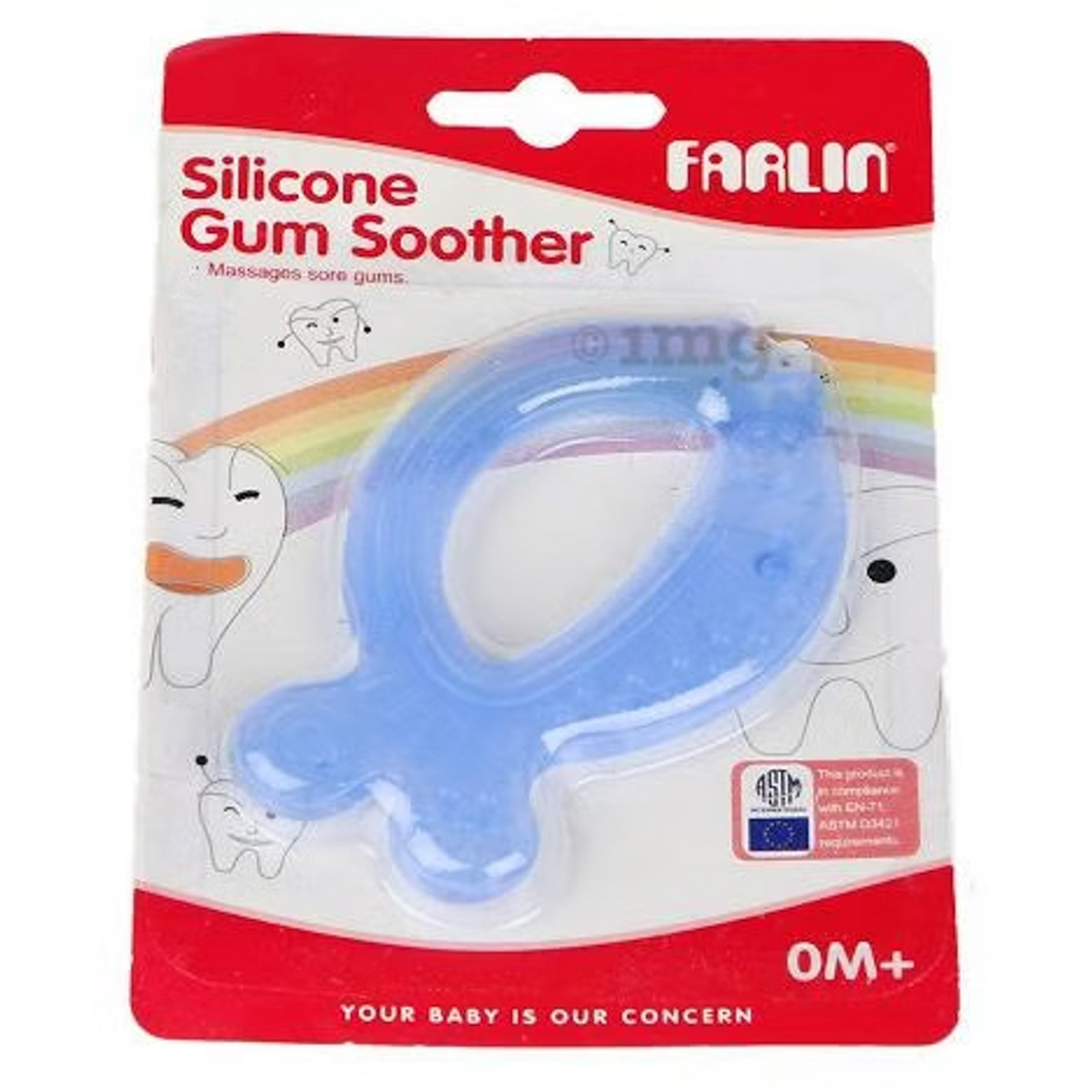 Farlin Silicone Gum Soother -Fish Shape