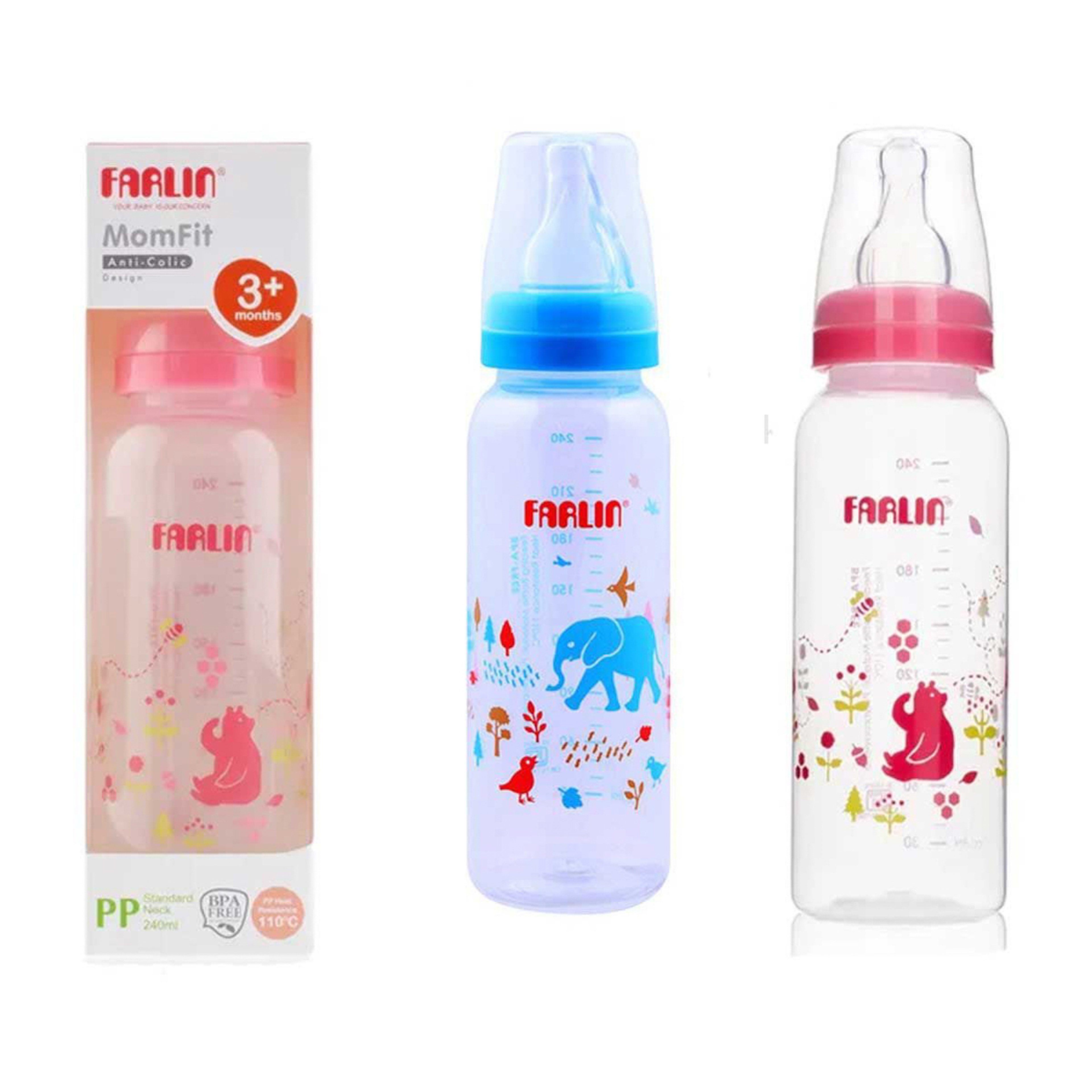 Farlin Regular Neck Plastic Feeding Bottle