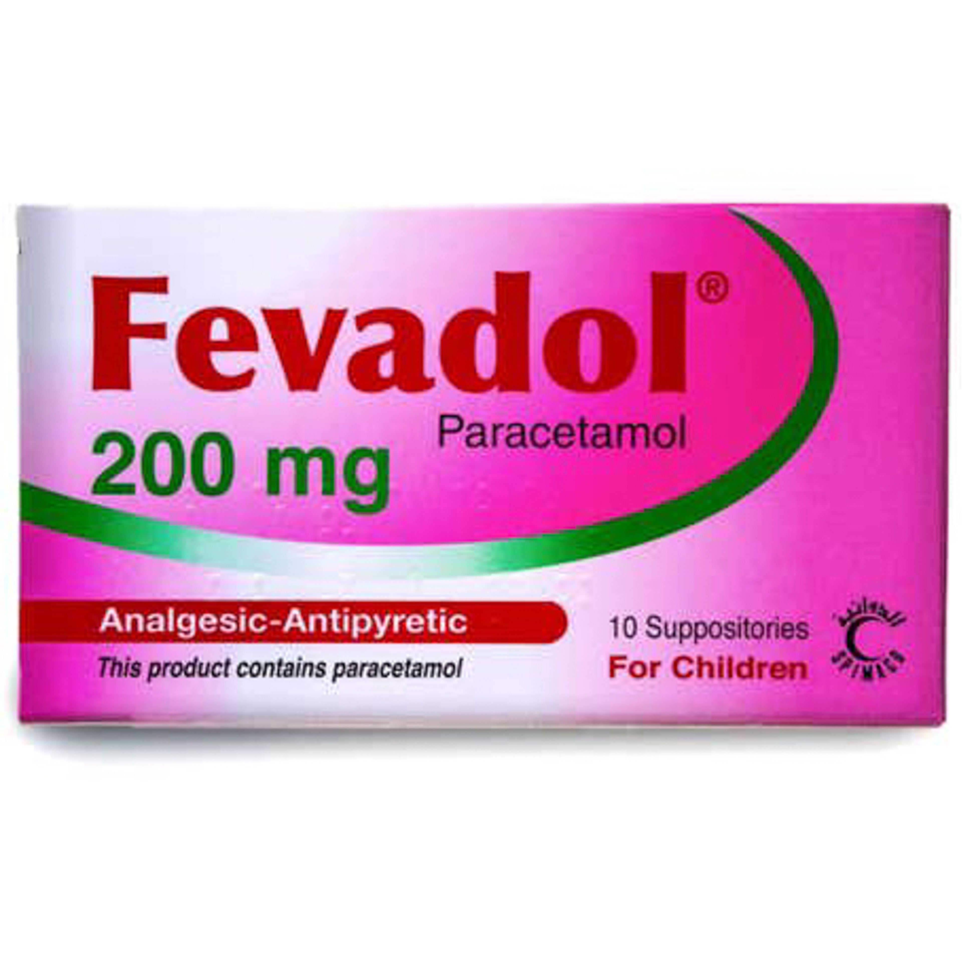 Fevadol 200 Mg Suppository 10Pcs