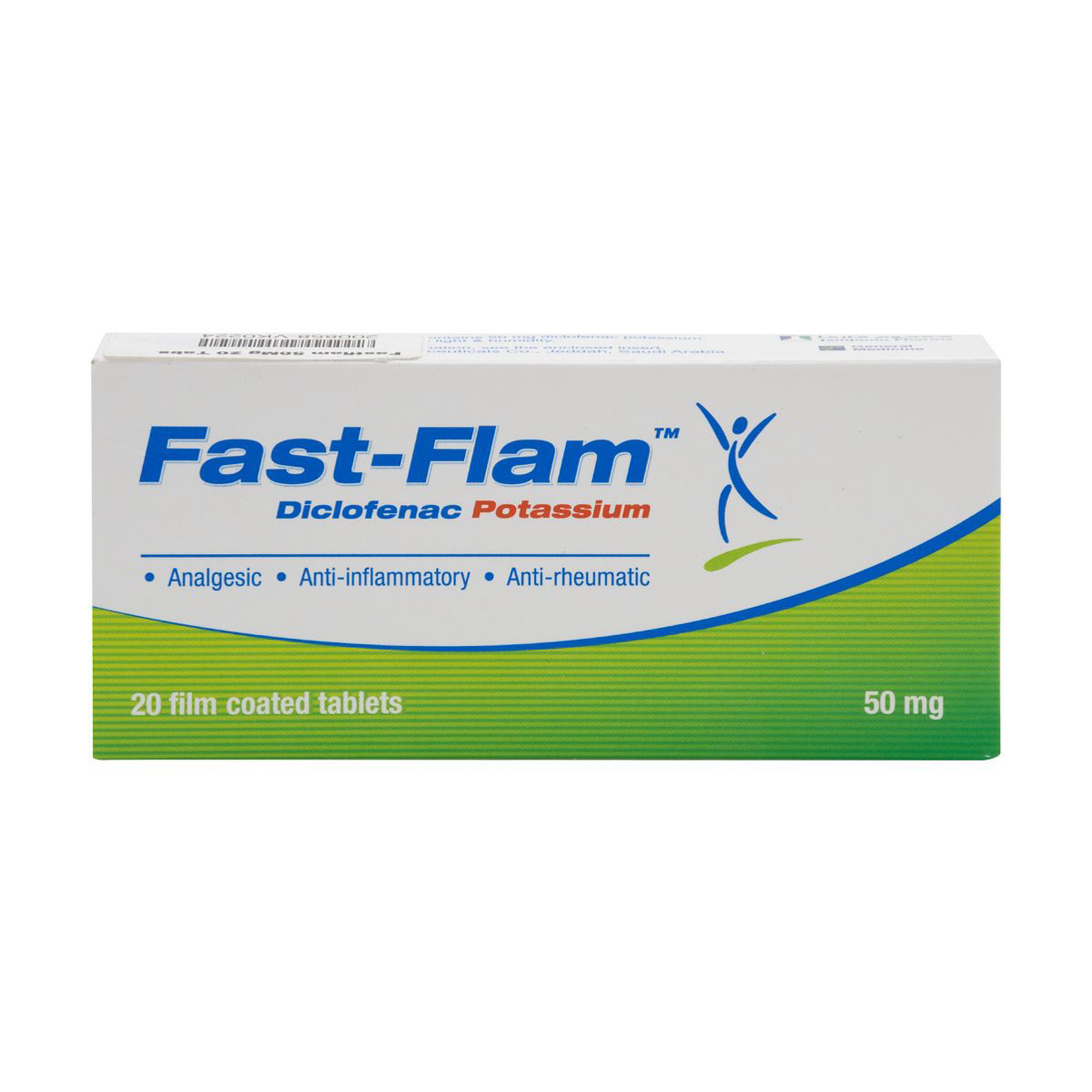 Fastflam 50 Mg 20 Tab