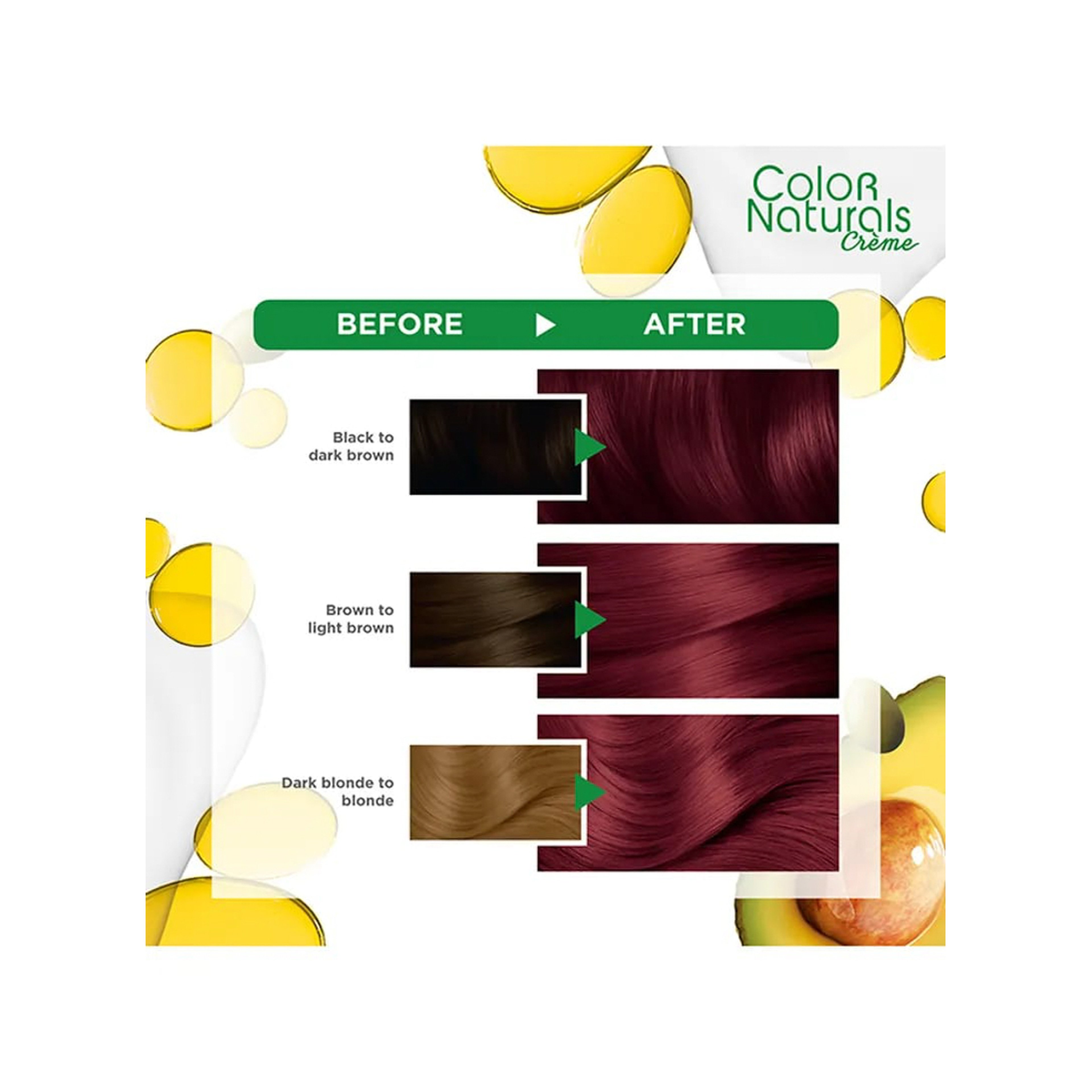 غارنيه صبغة شعر دائمة كولور ناتشرالز 6.6 أحمر فيري بيور 112مل