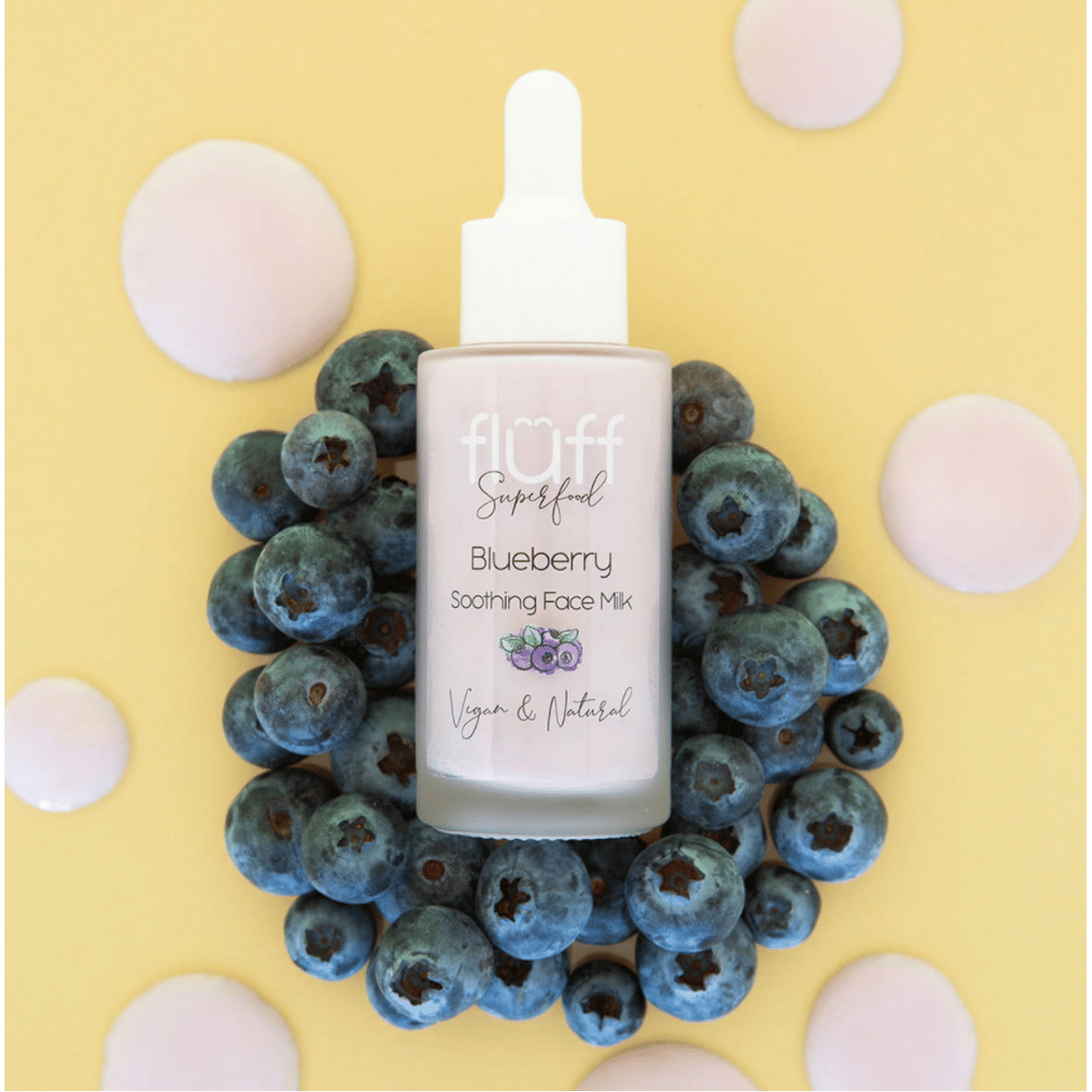 فلف سيروم الوجه الحليب مع التوت الأزرق 40مل