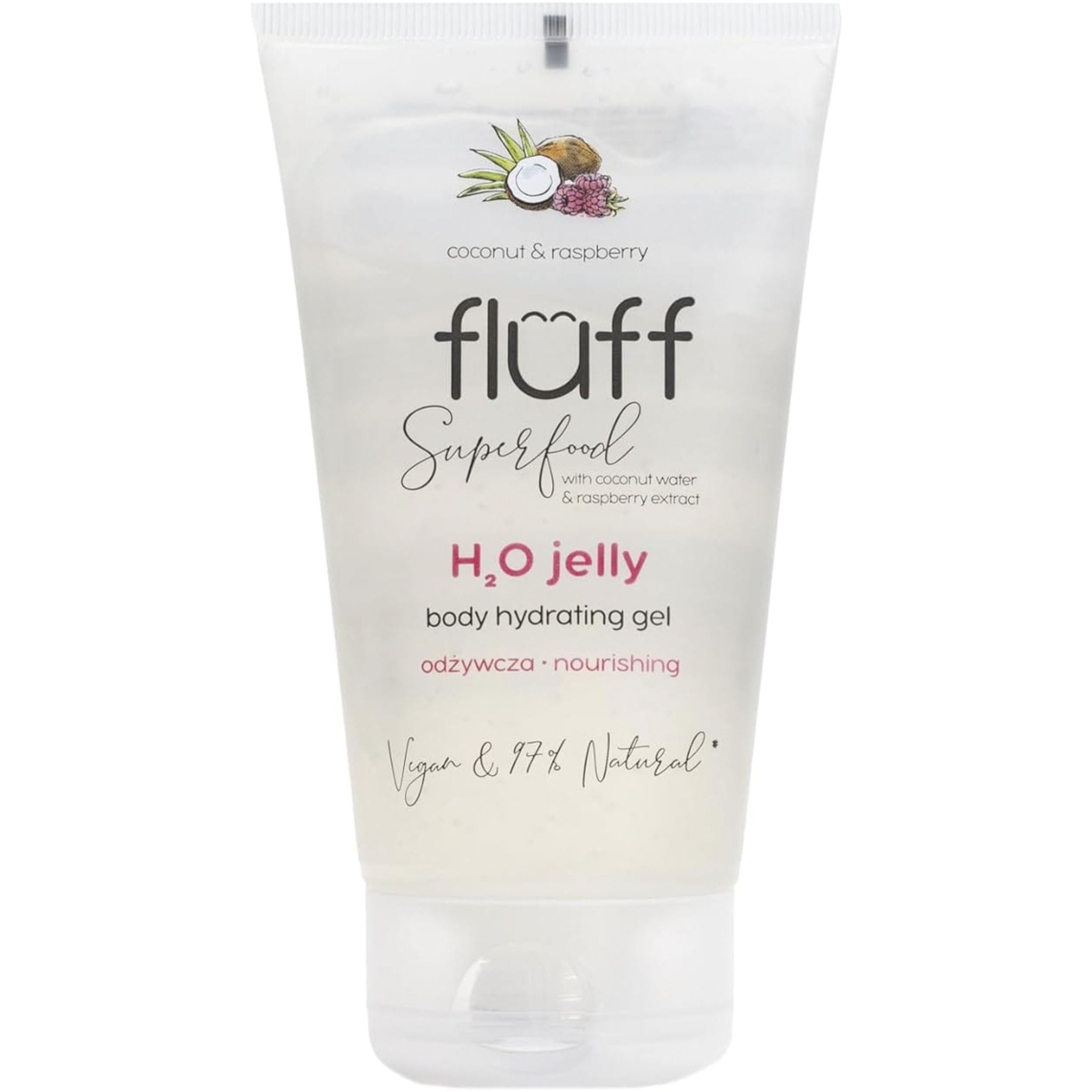 فلف جل مائي مرطب بجوز الهند والتوت