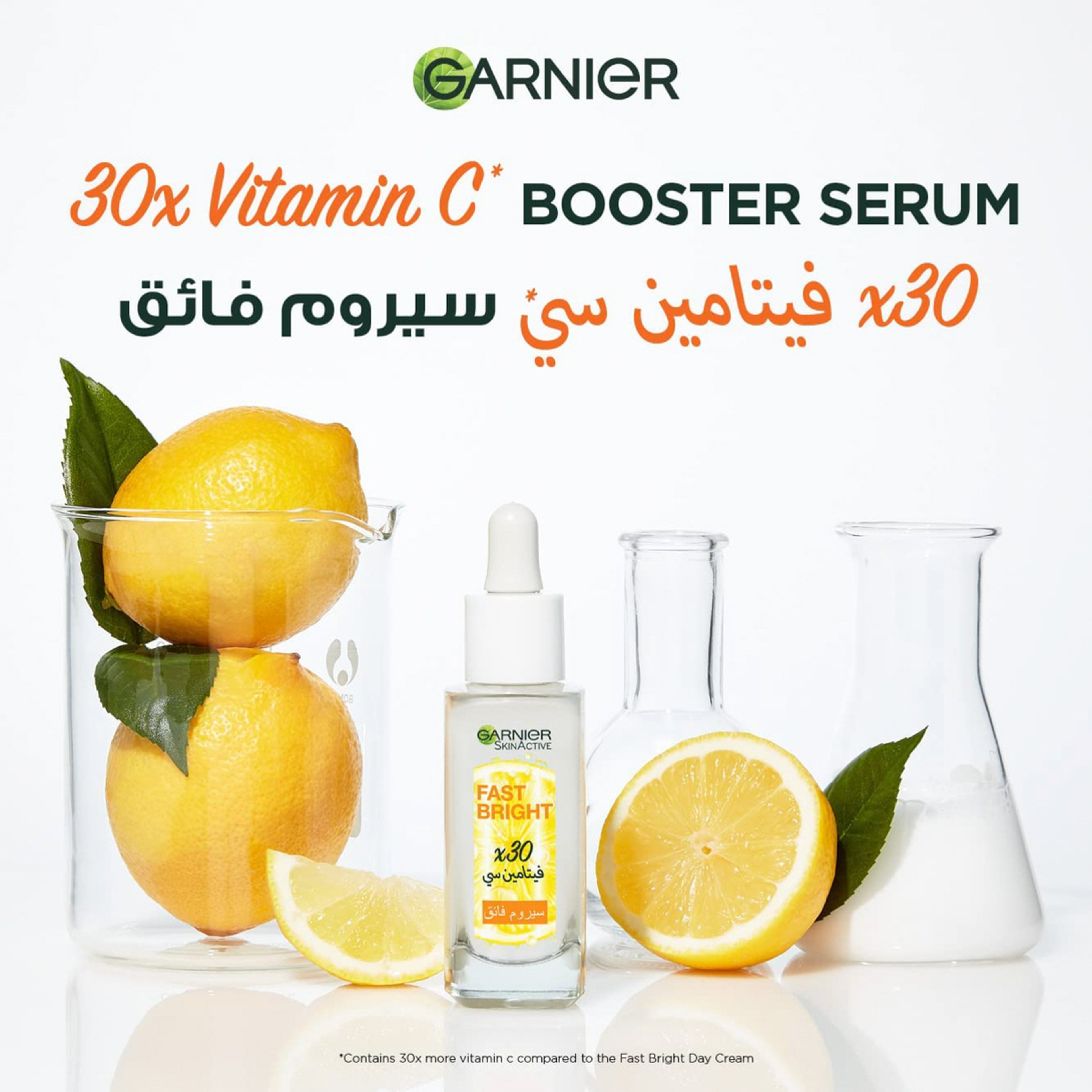 Garnier Skinactive Fast Bright 30X Vitamin C Anti Dark Spot Serum - 30Ml