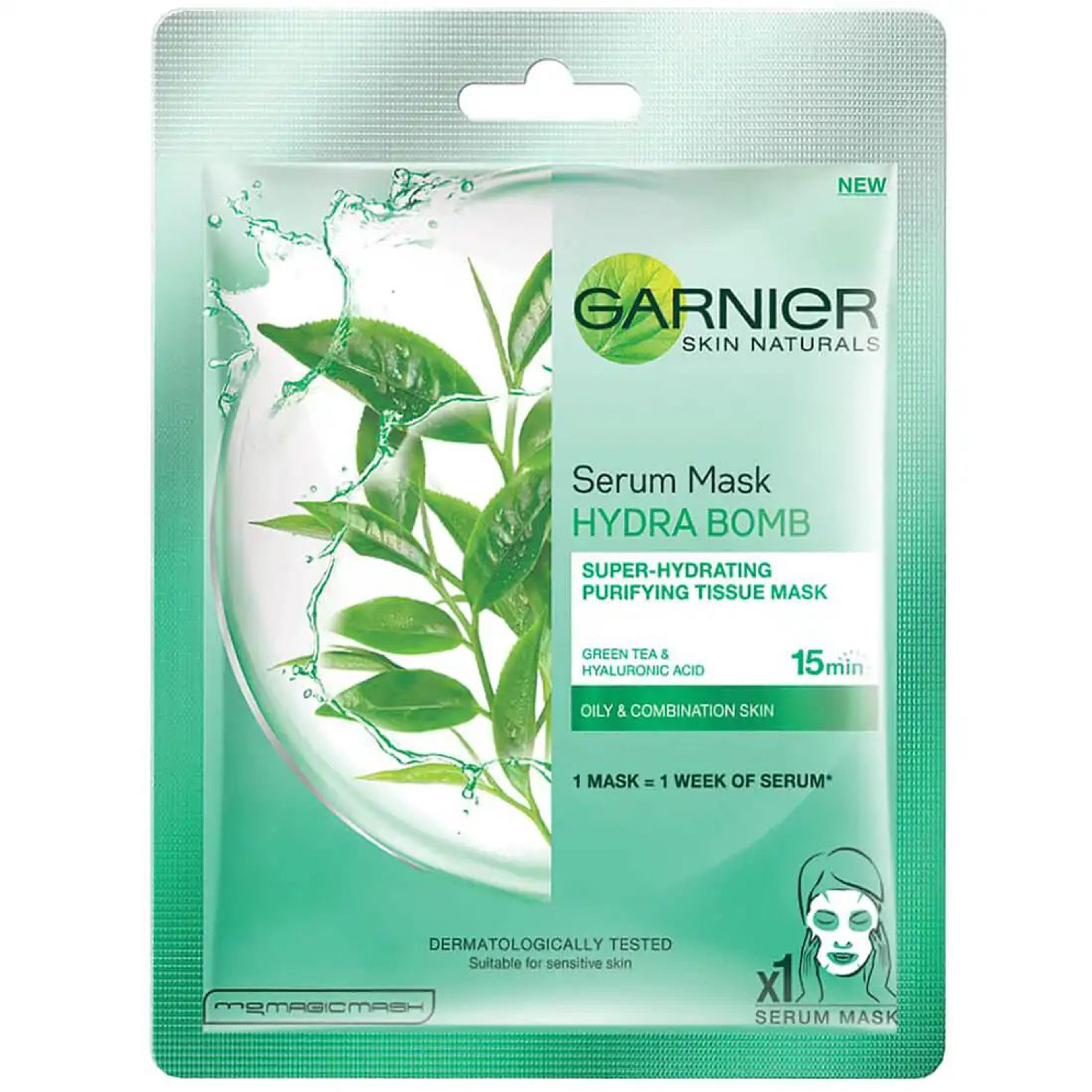 Garnier Skin Active Hydra Bomb Mask Green Tea 32 Gm