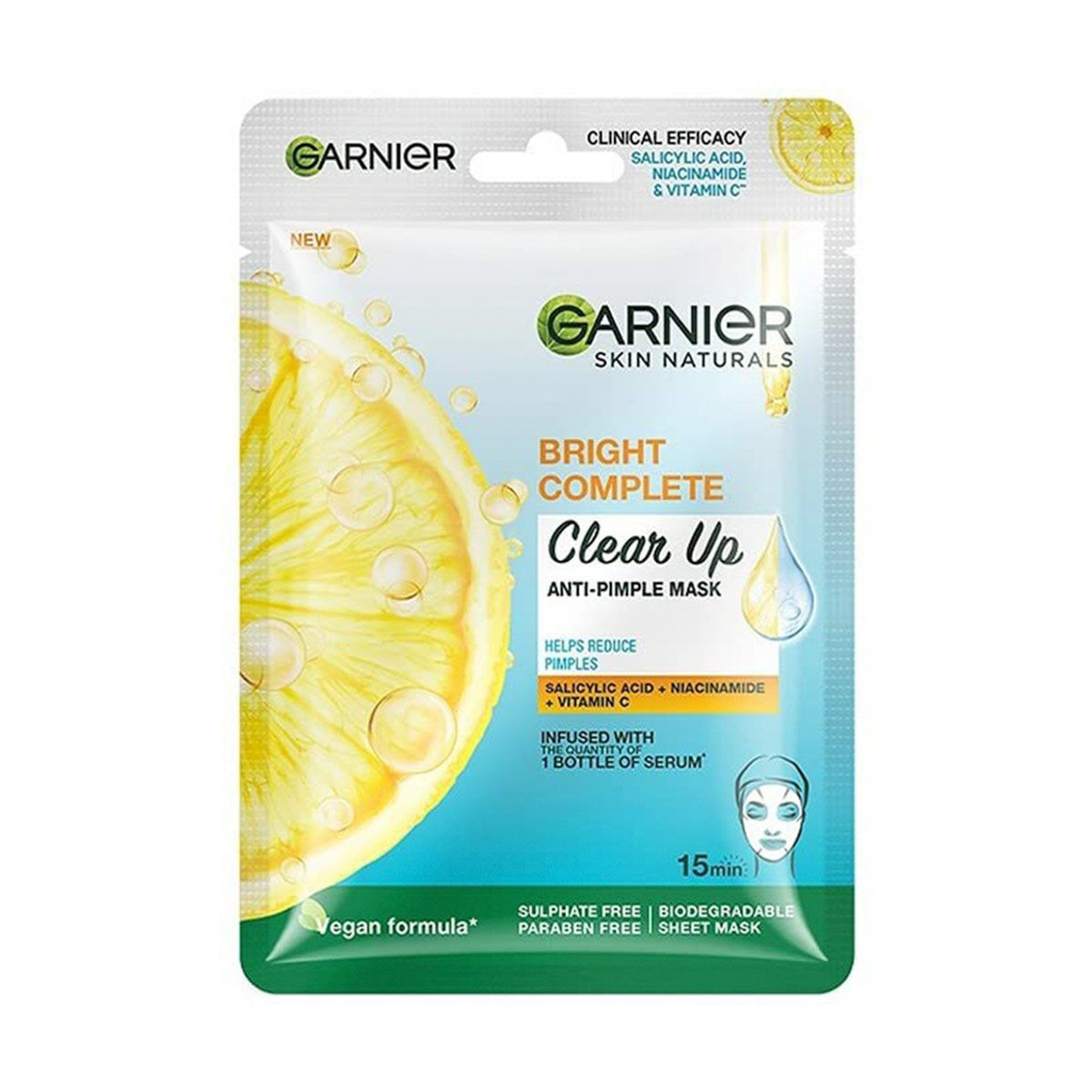 Garnier Fast Clear Anti Acne Tissue Mask