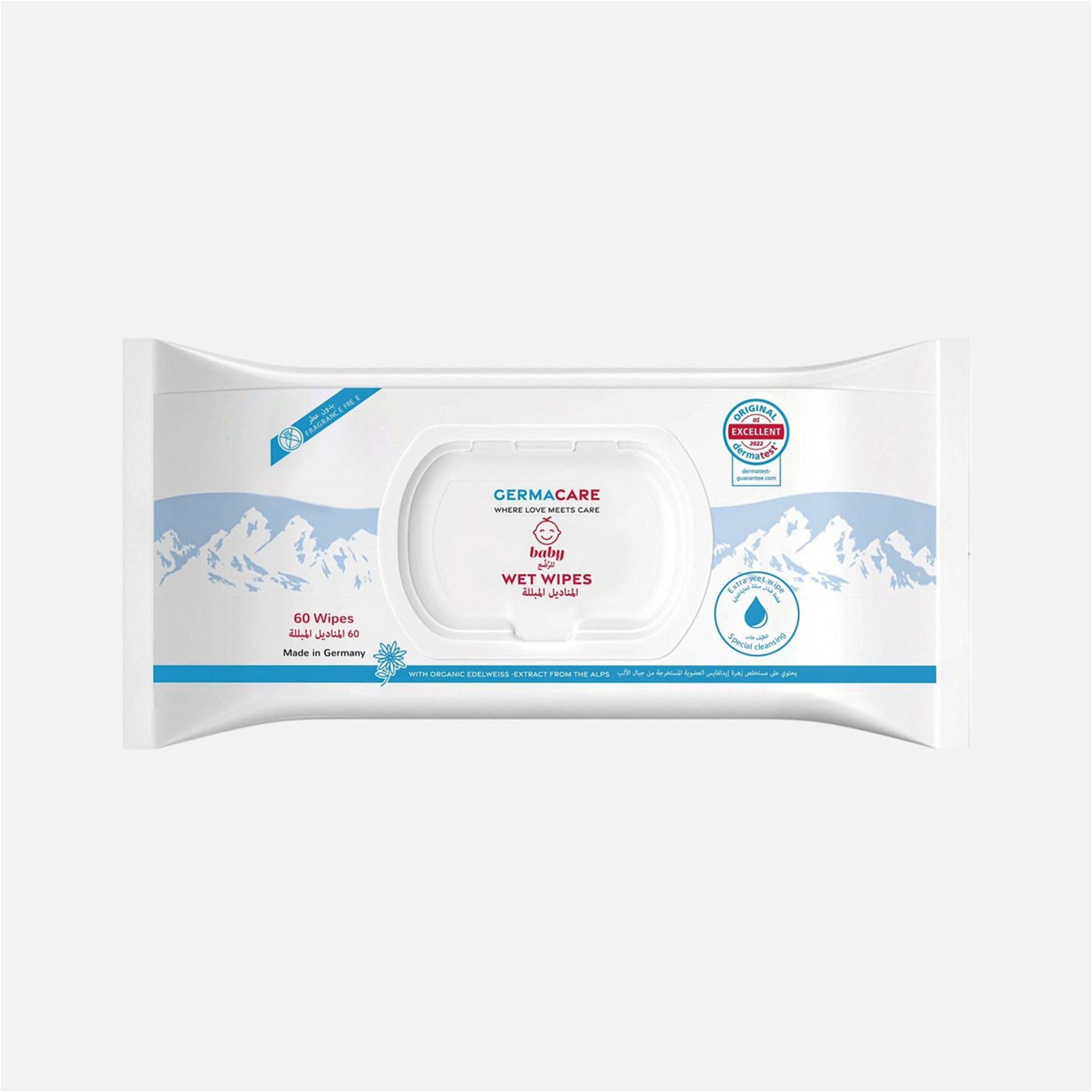 Germacare Baby Wet Wipes 60 Wipes