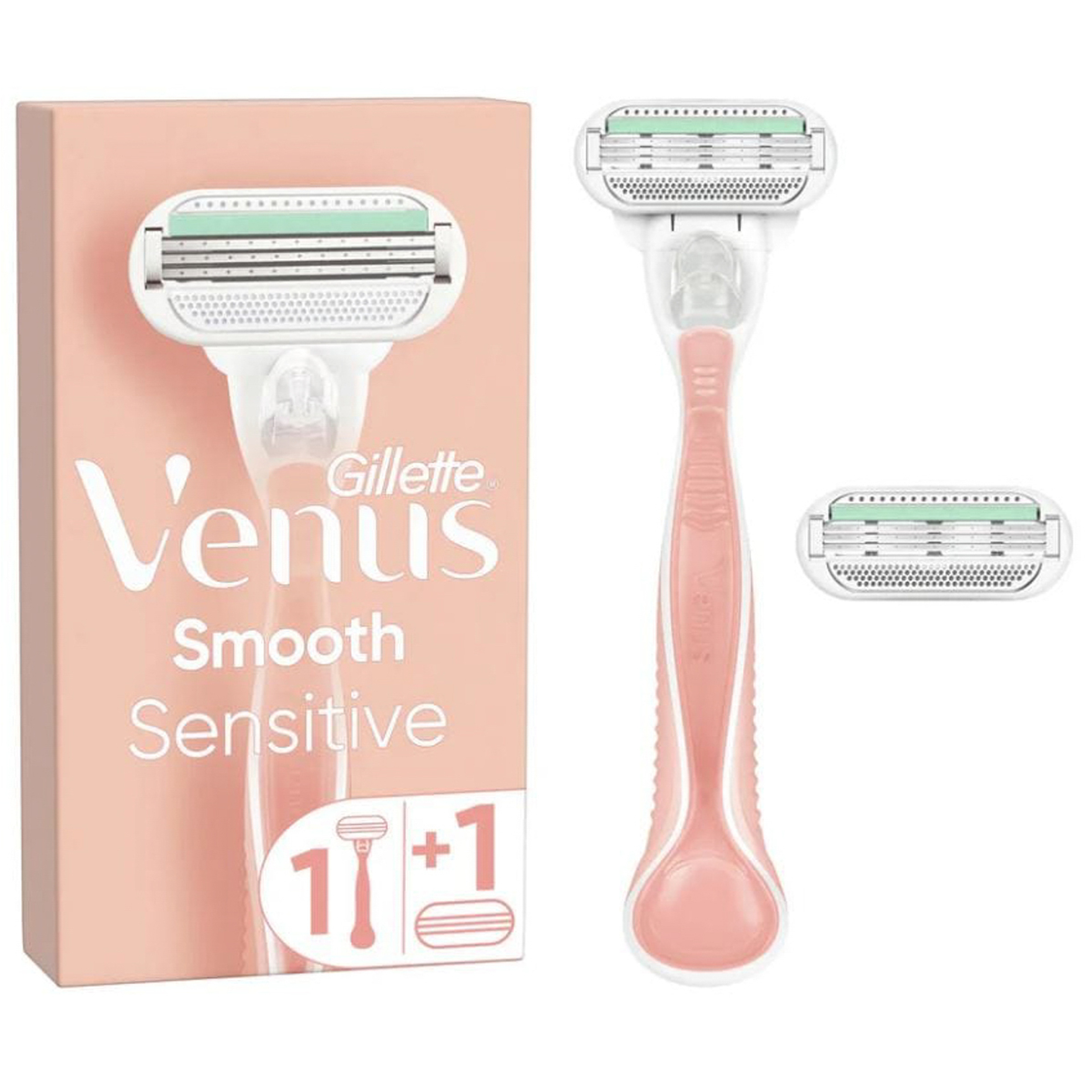 Gillette Venus Smooth Women'S Razor - Sensitive Skin - 2 Blades