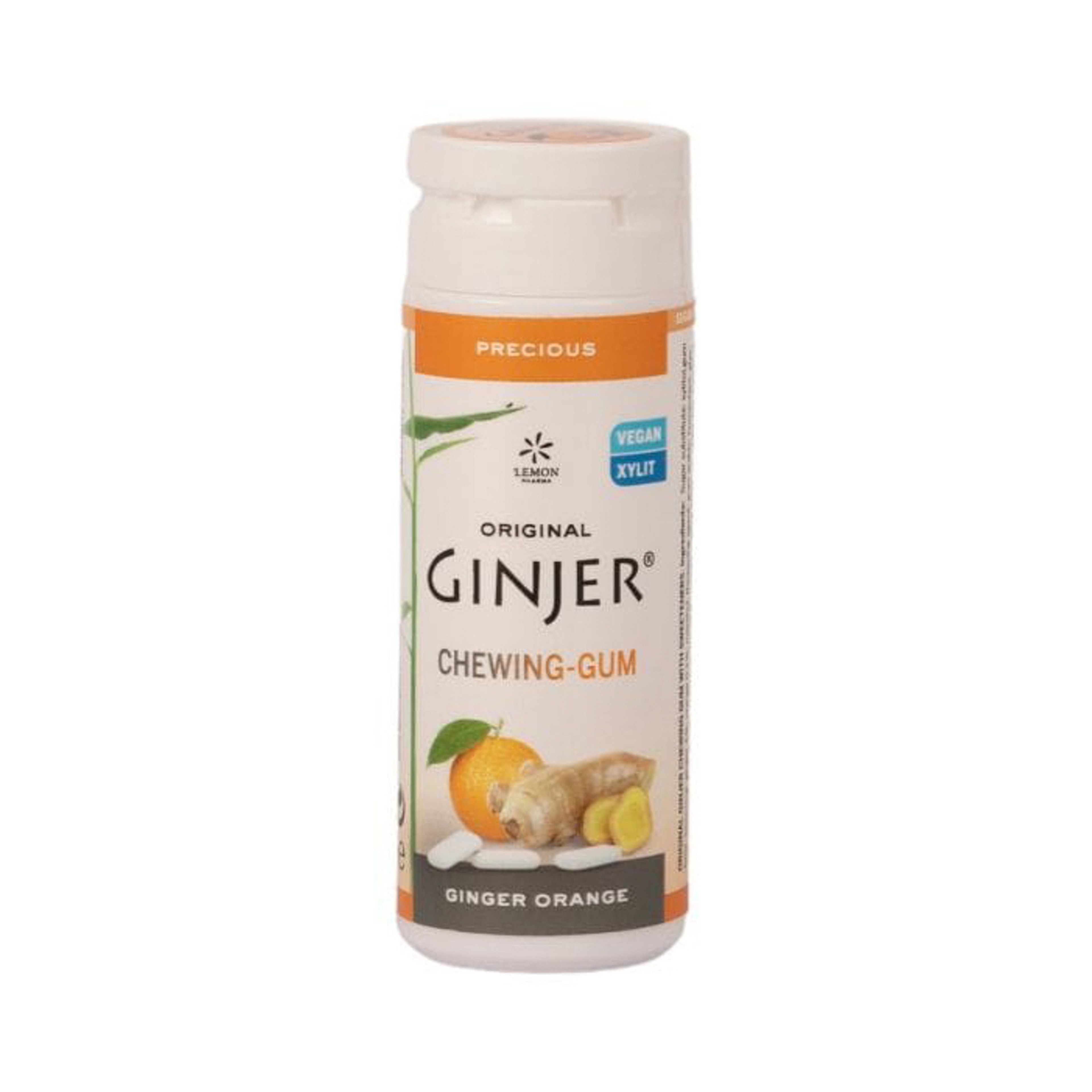 Ginjer Ginger Chewing Gum – Orange 30Gm